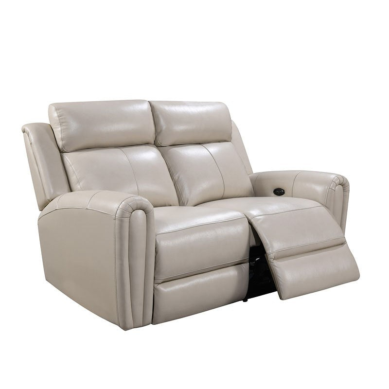 Jonathan Power Reclining Loveseat (Cream) P1
