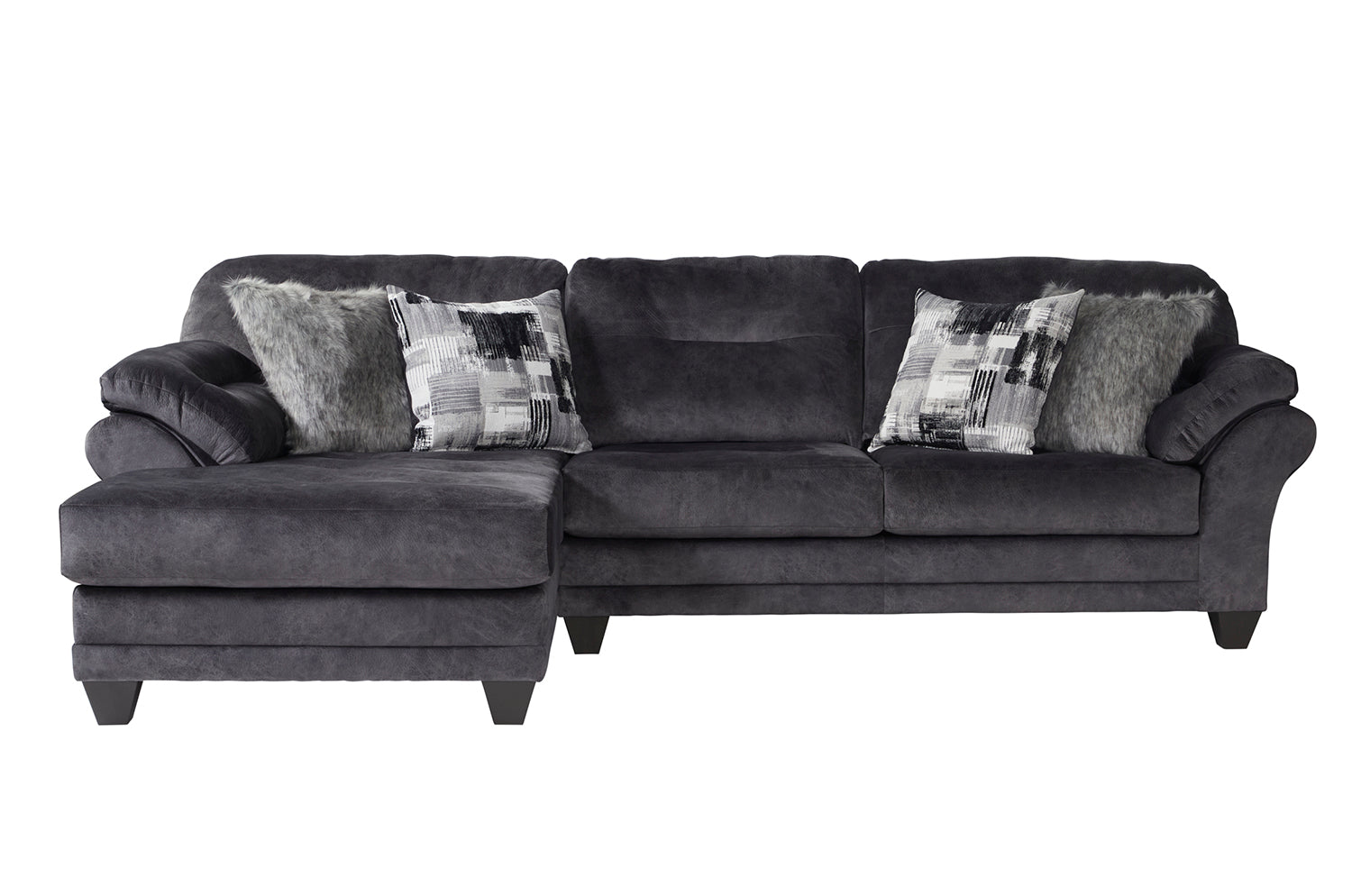 Wonderland Slate 2 Piece LAF Sectional
