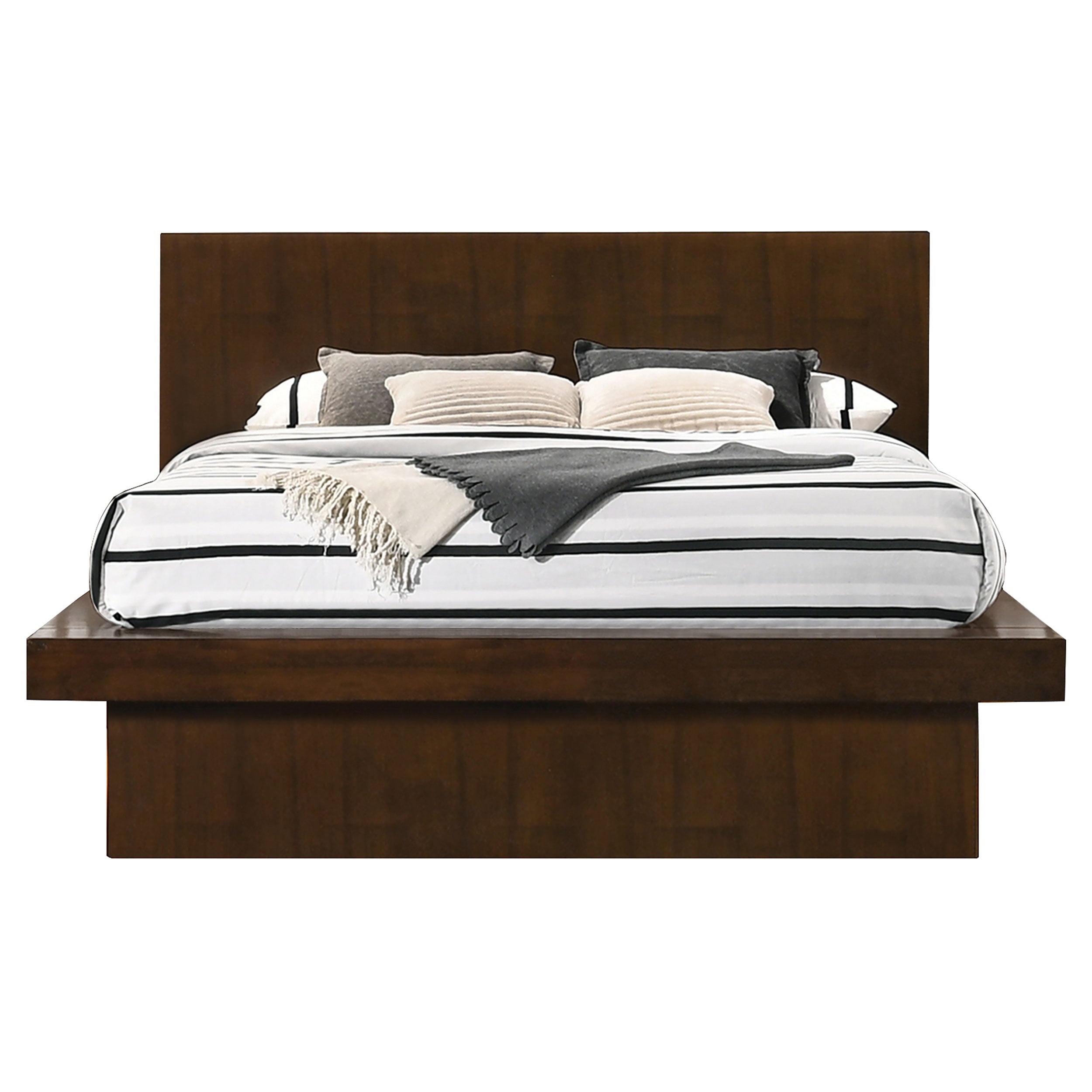 Jessica 5-piece Queen LED Bedroom Set Snow White