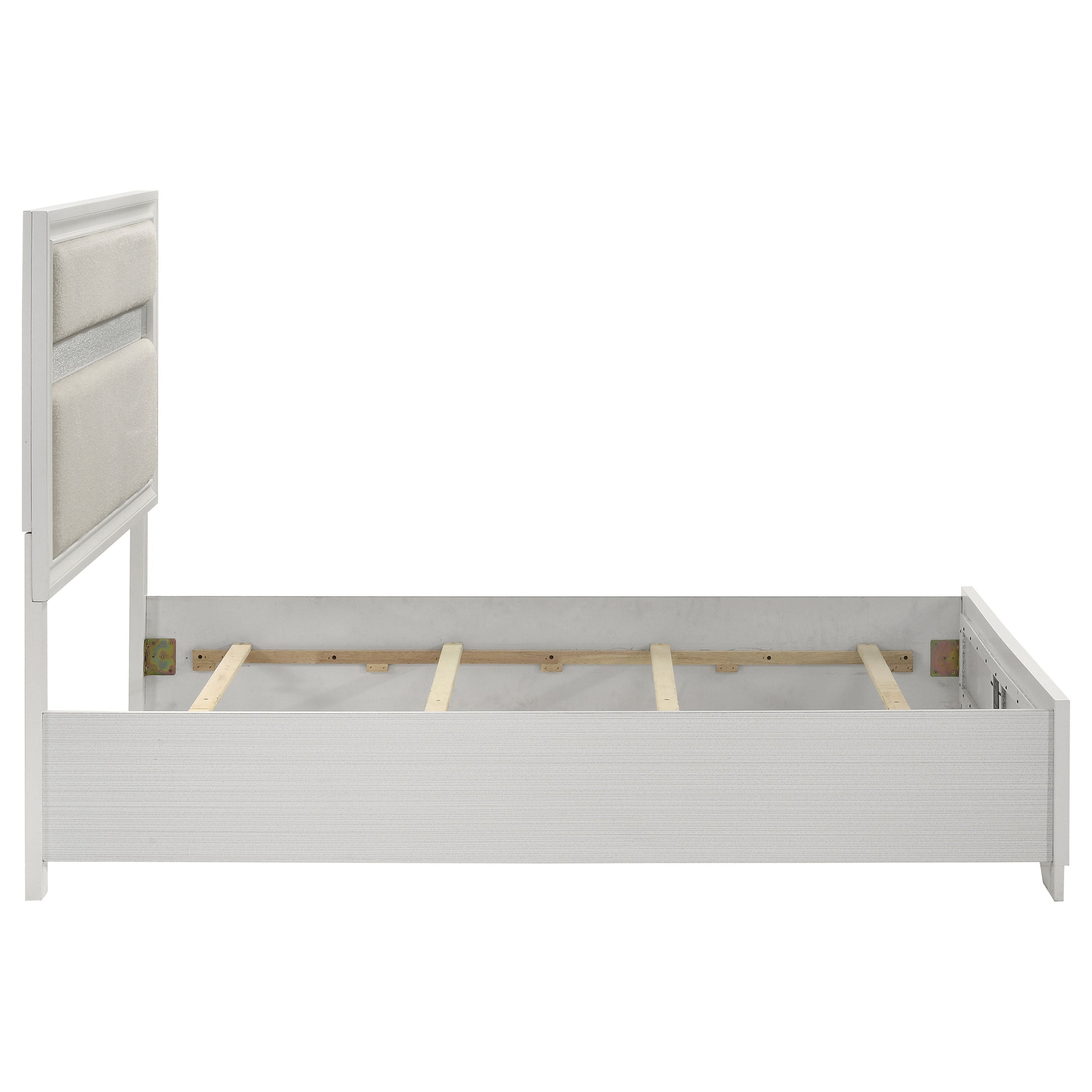 Miranda 51-inch Wood Storage Panel Bed Black