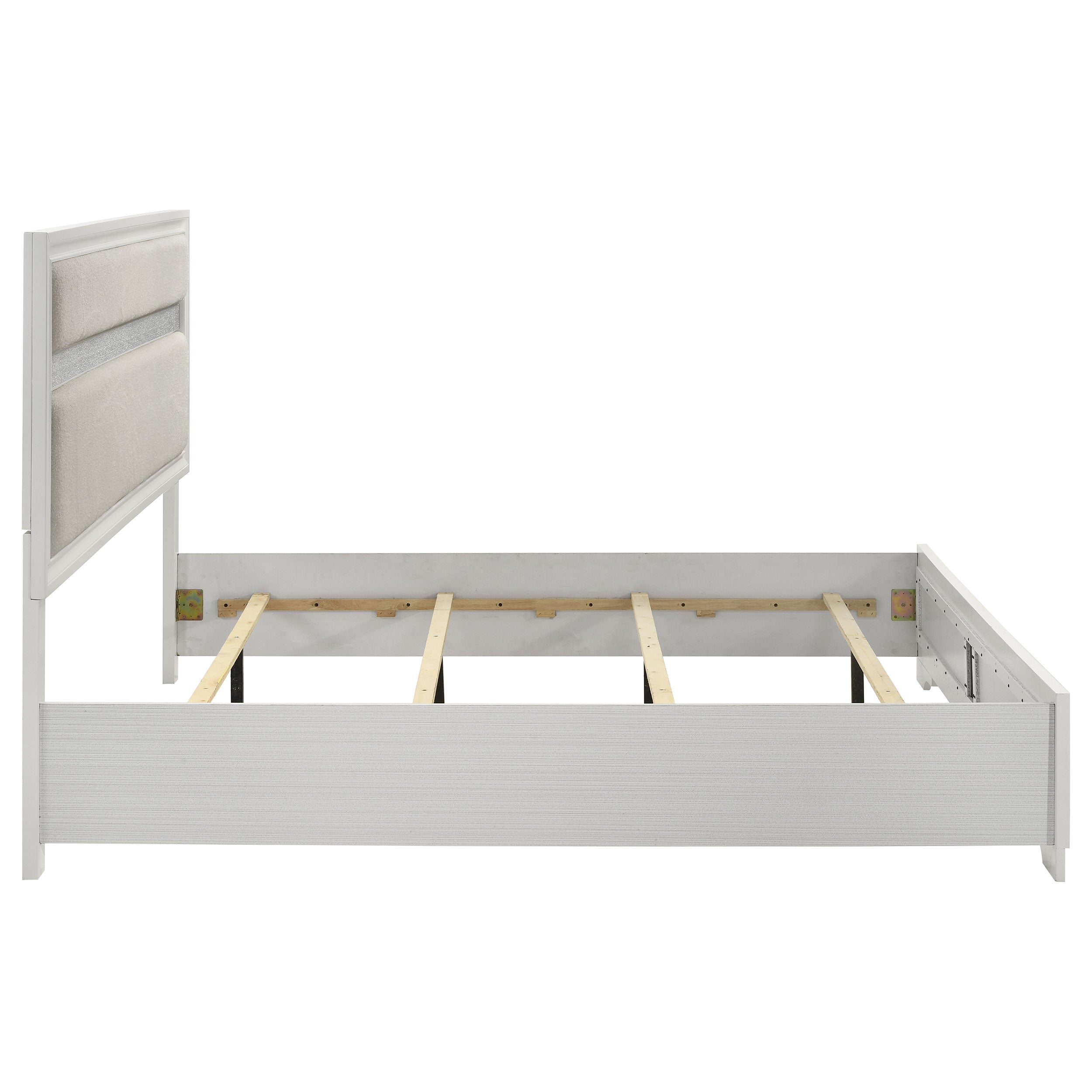 Miranda 51-inch Wood Storage Panel Bed Black