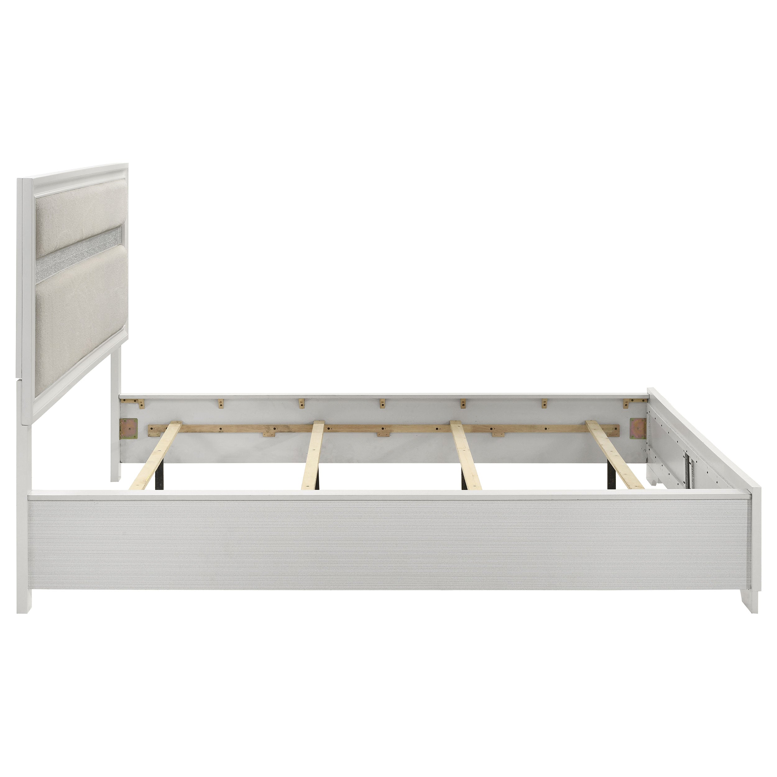 Miranda 51-inch Wood Storage Panel Bed Black