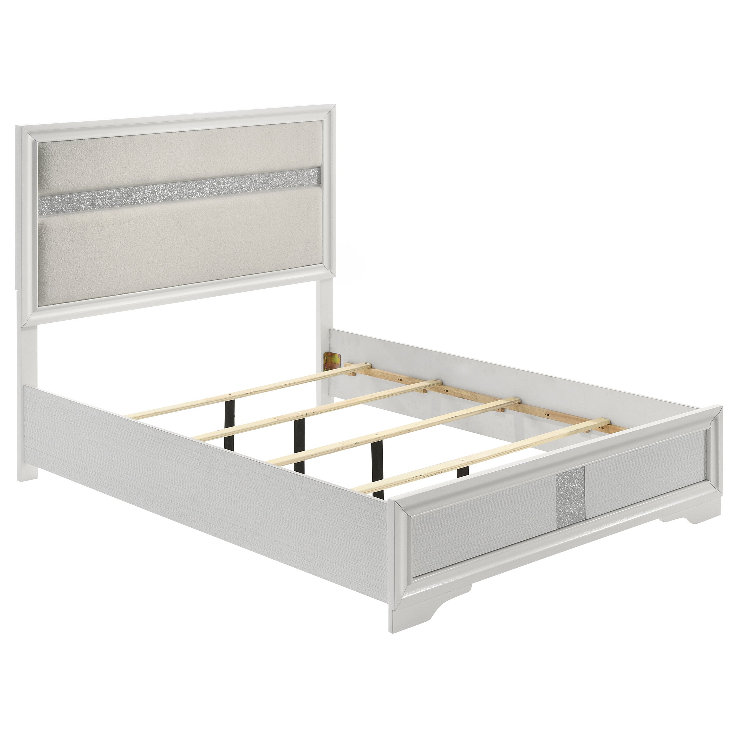 Miranda 51-inch Wood Storage Panel Bed Black