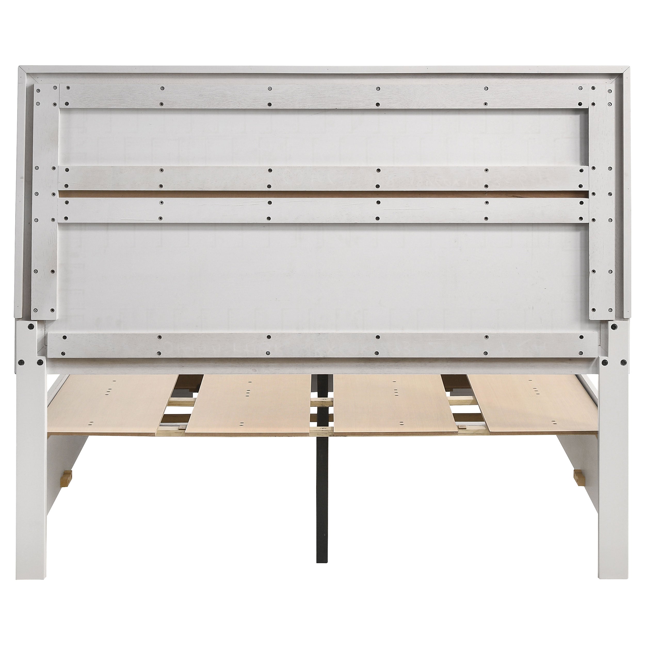 Miranda 51-inch Wood Storage Panel Bed Black