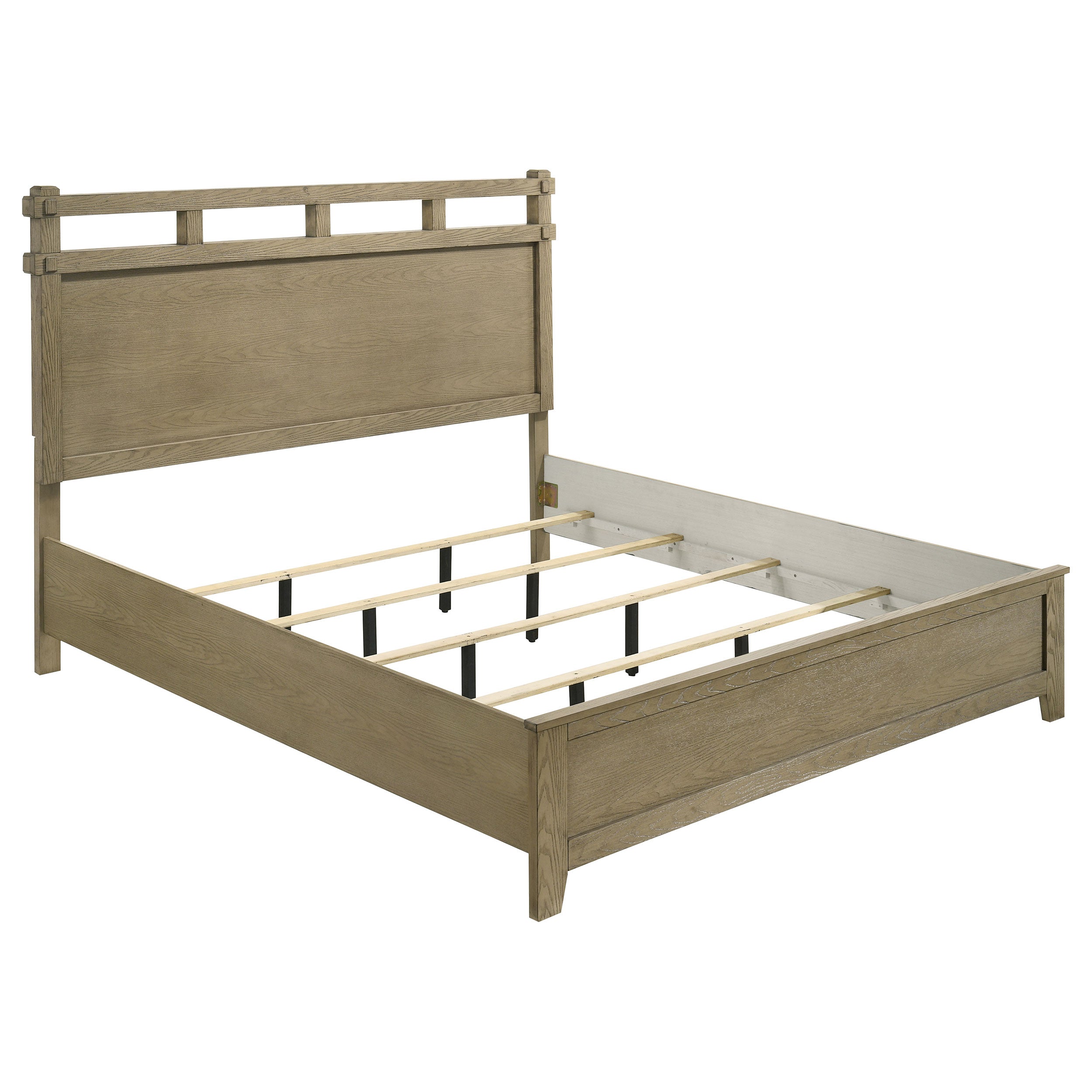 Hazlewood 59-inch Panel Storage Bed Vineyard Oak