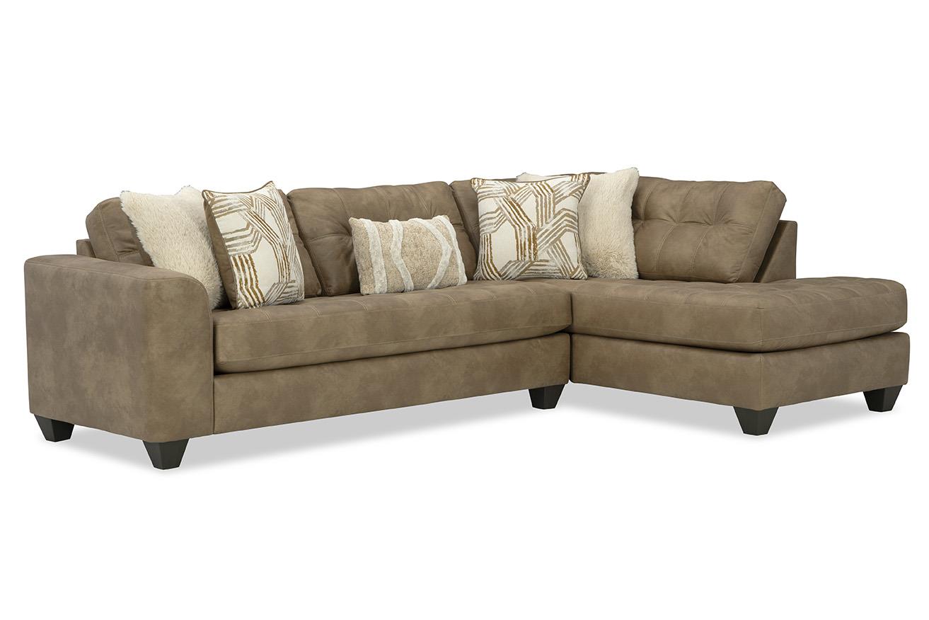 Crow Camel Sectional Sofa