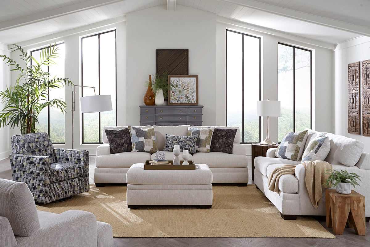 Steinway Dove Sofa and Loveseat Set
