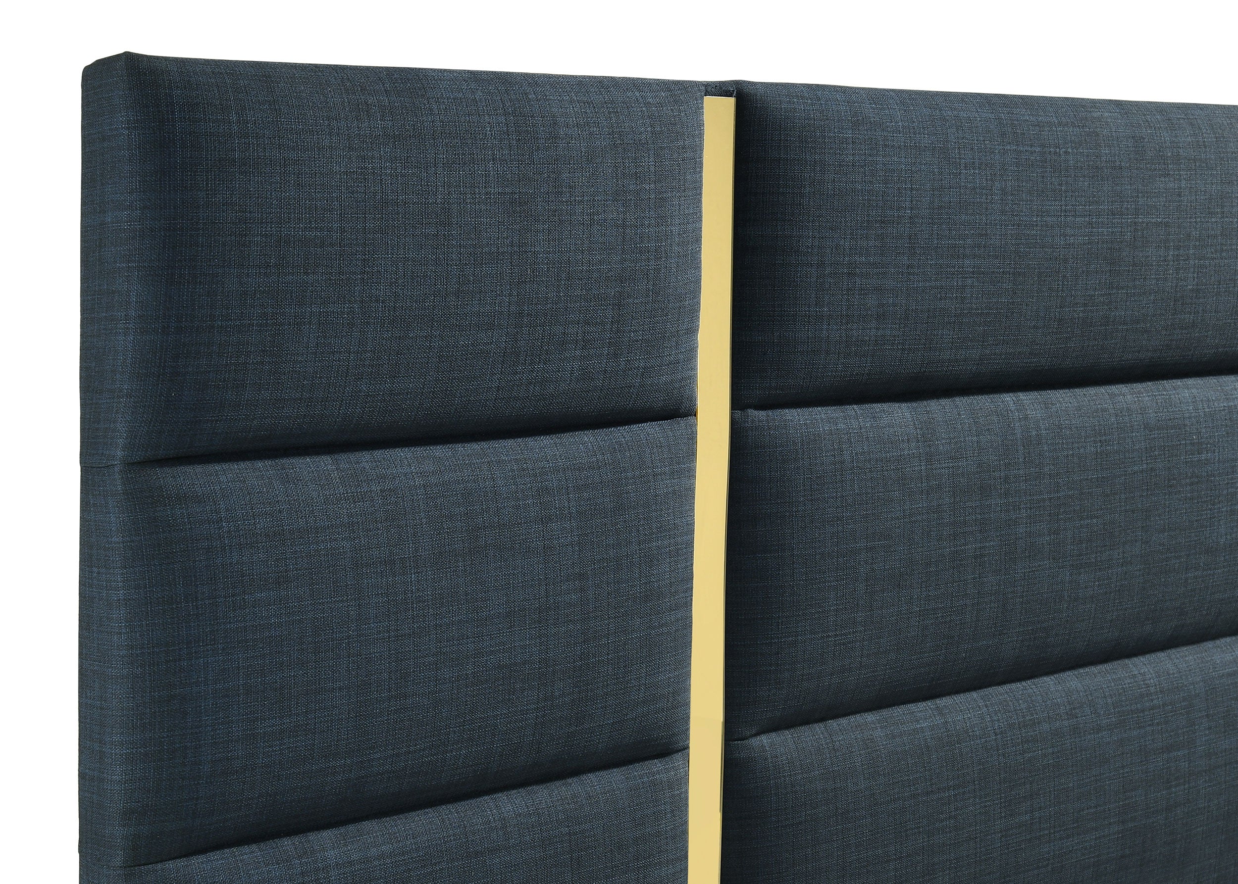 Ines 52-inch Fabric Upholstered Queen Panel Bed Grey
