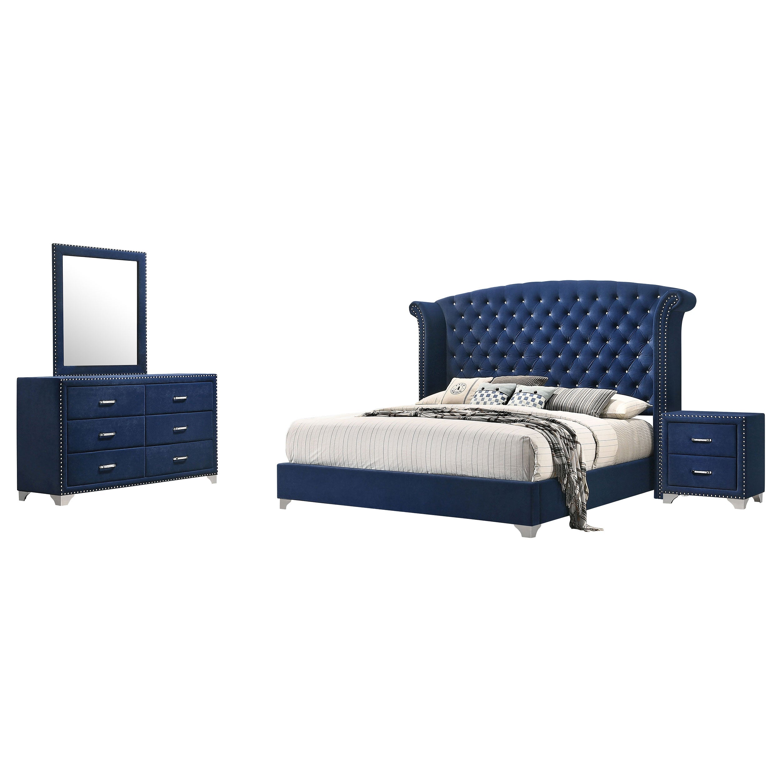 Melody Bedroom Set Grey