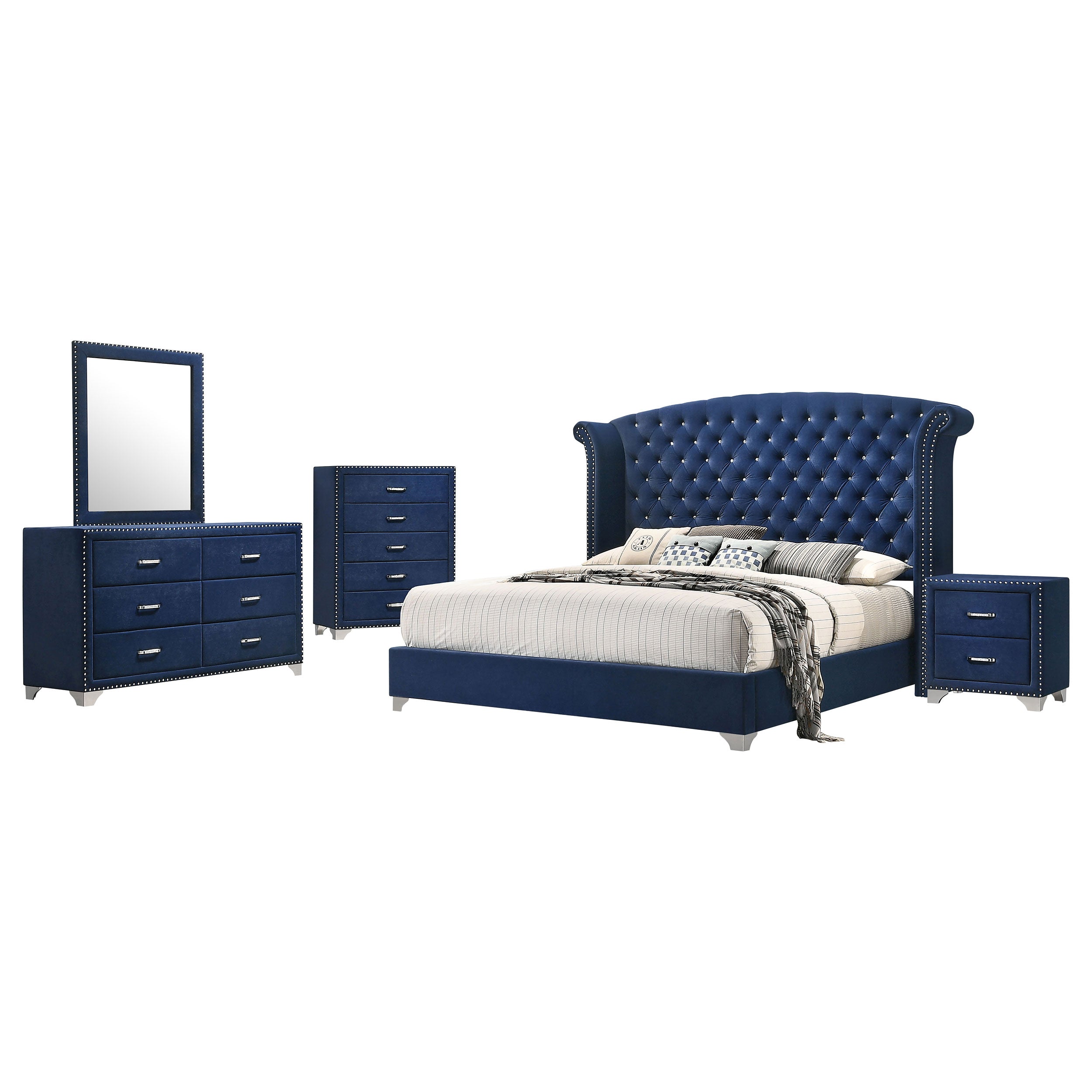 Melody Bedroom Set Grey