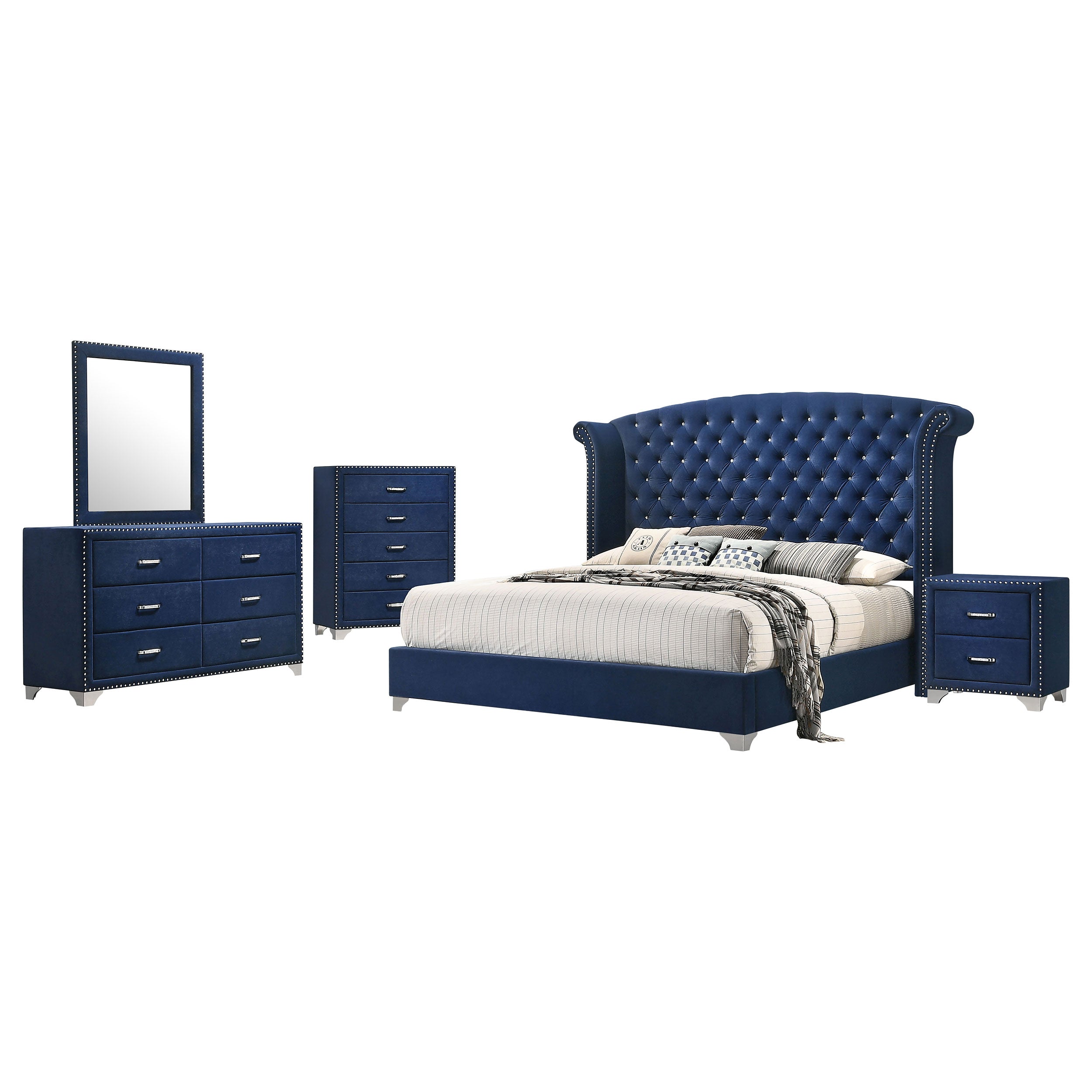 Melody Bedroom Set Grey