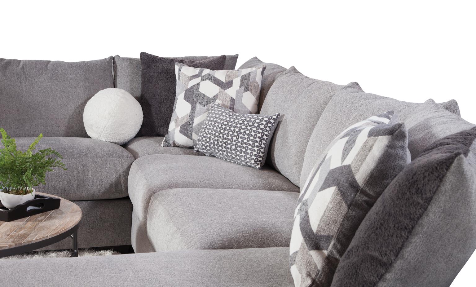 Apollo Gray Sectional Sofa