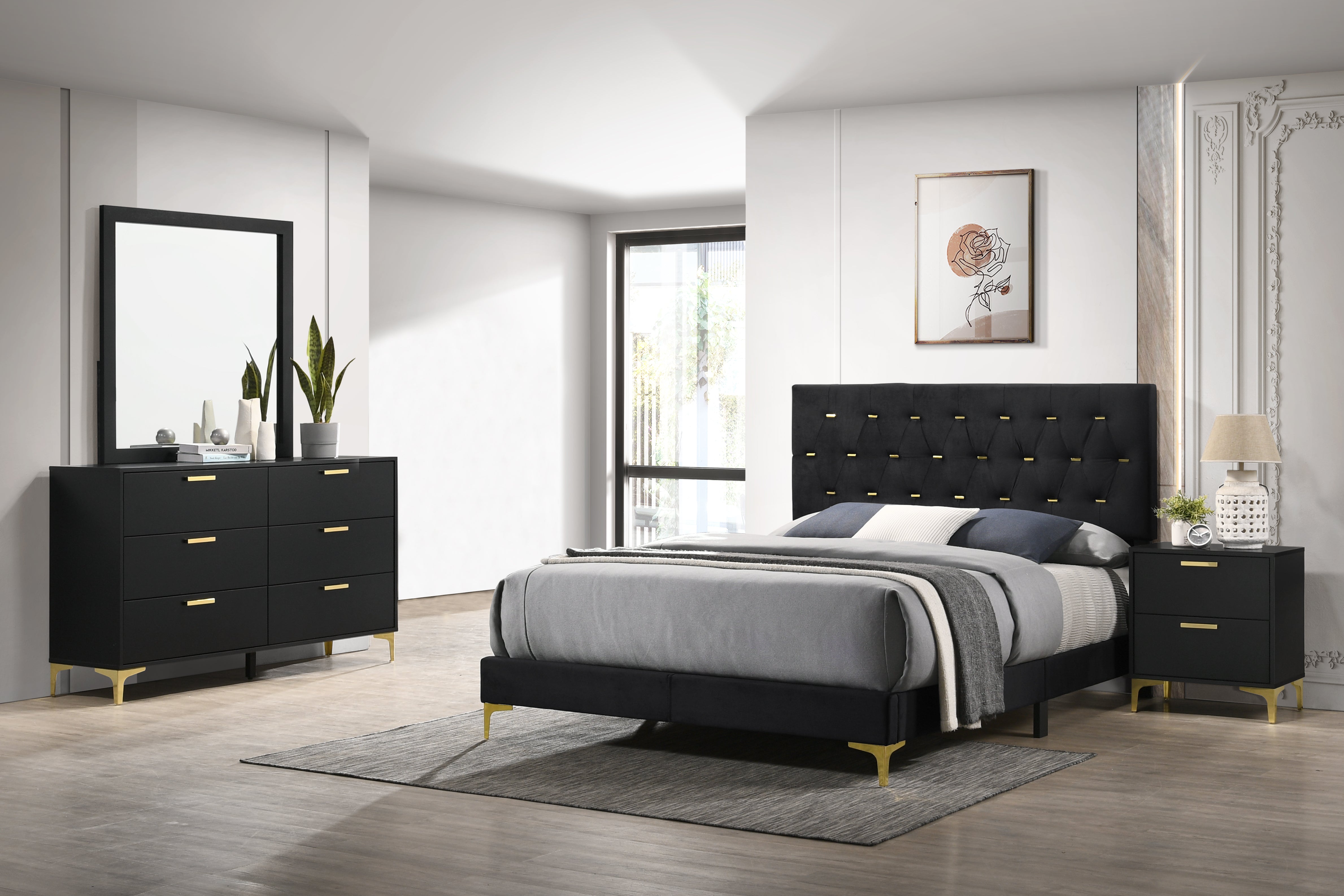 Kendall 4-piece Queen Bedroom Set White