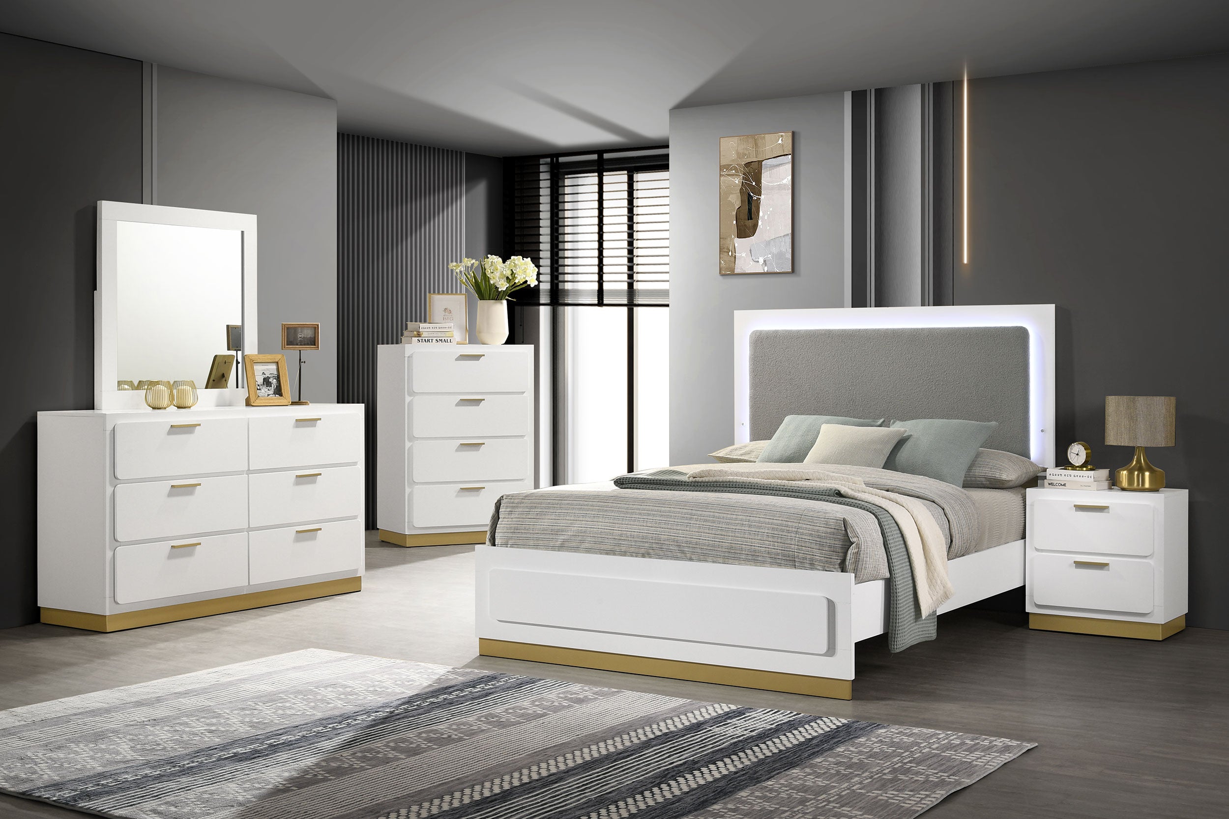 Carlton Dresser Mirror Cappuccino