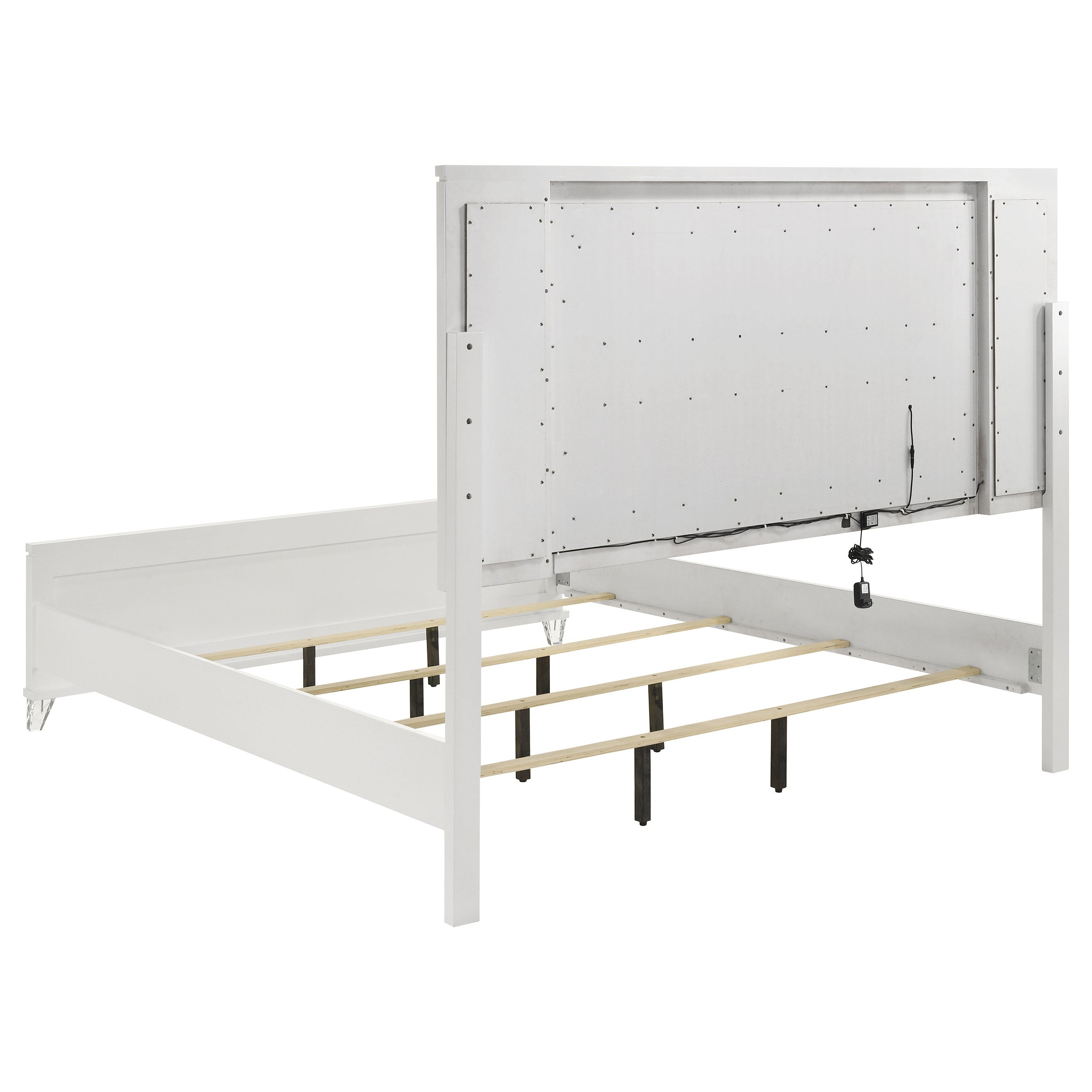 Marmore 64-inch  Bed LED Headboard White