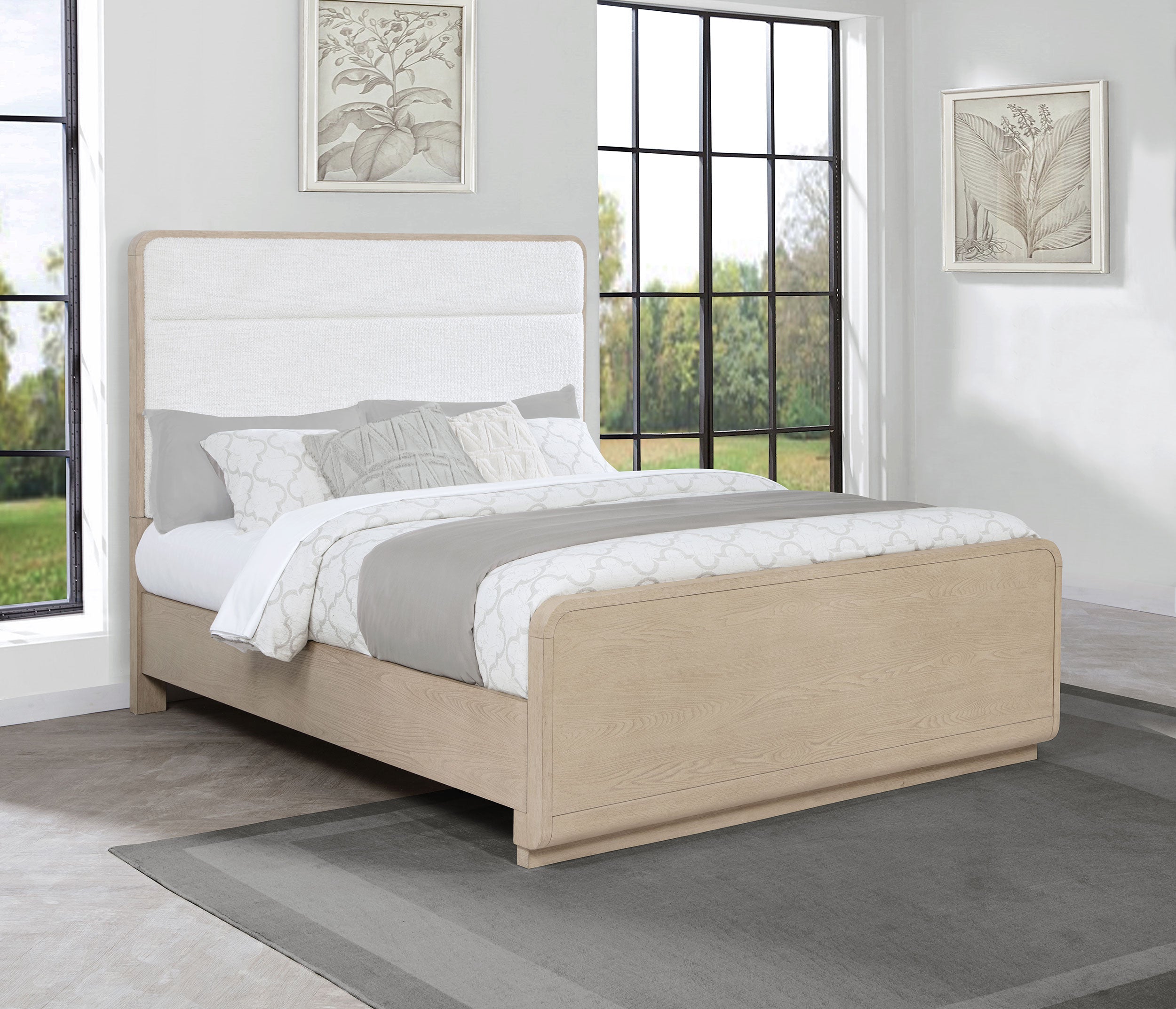 Ladera 56-inch Bed Light Elm