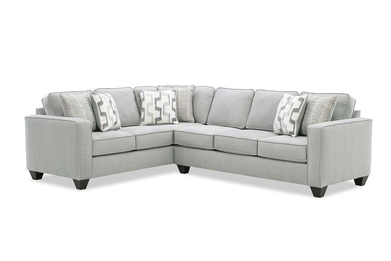 Mosby Pewter Sectional Sofa