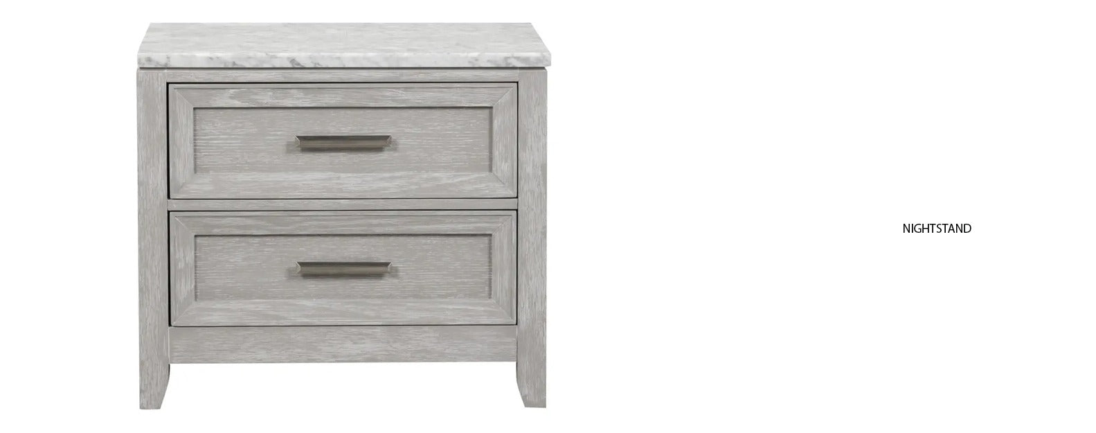 Fantasia Dove 4PC Bedroom Set (Bed, Dresser, Mirror, 1 Nightstand)