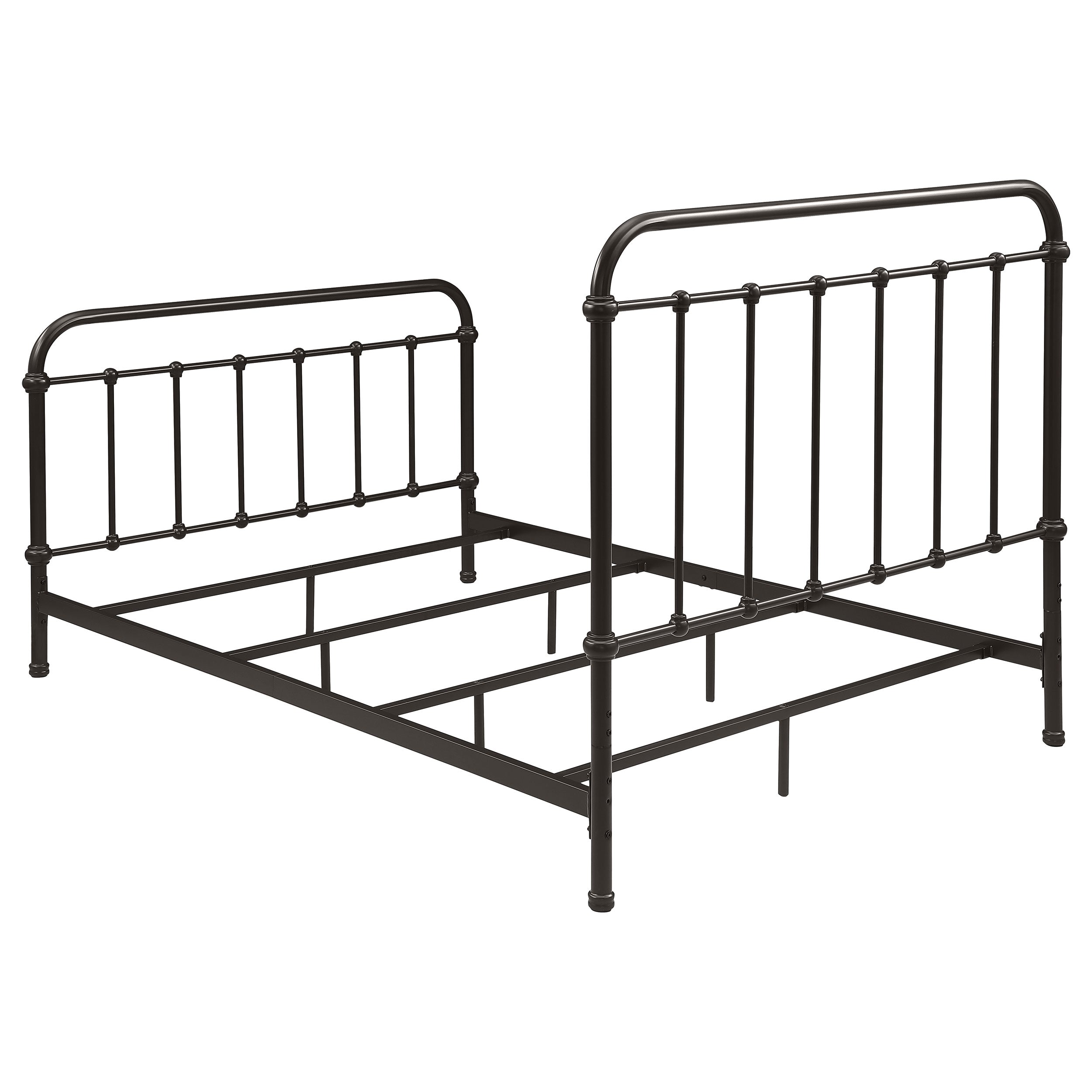 Livingston Metal Open Frame Bed Dark Bronze