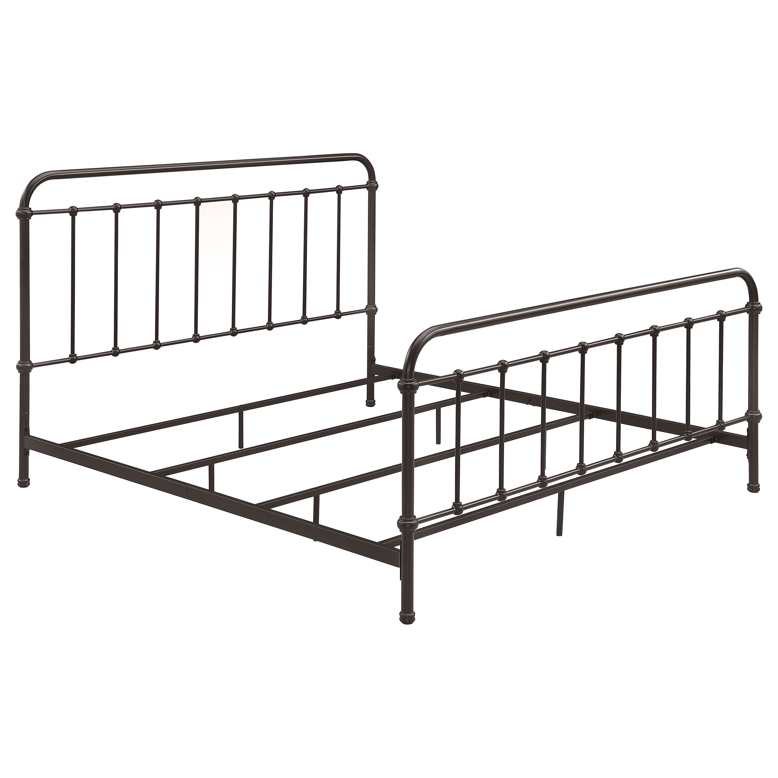 Livingston Metal Open Frame Bed Dark Bronze