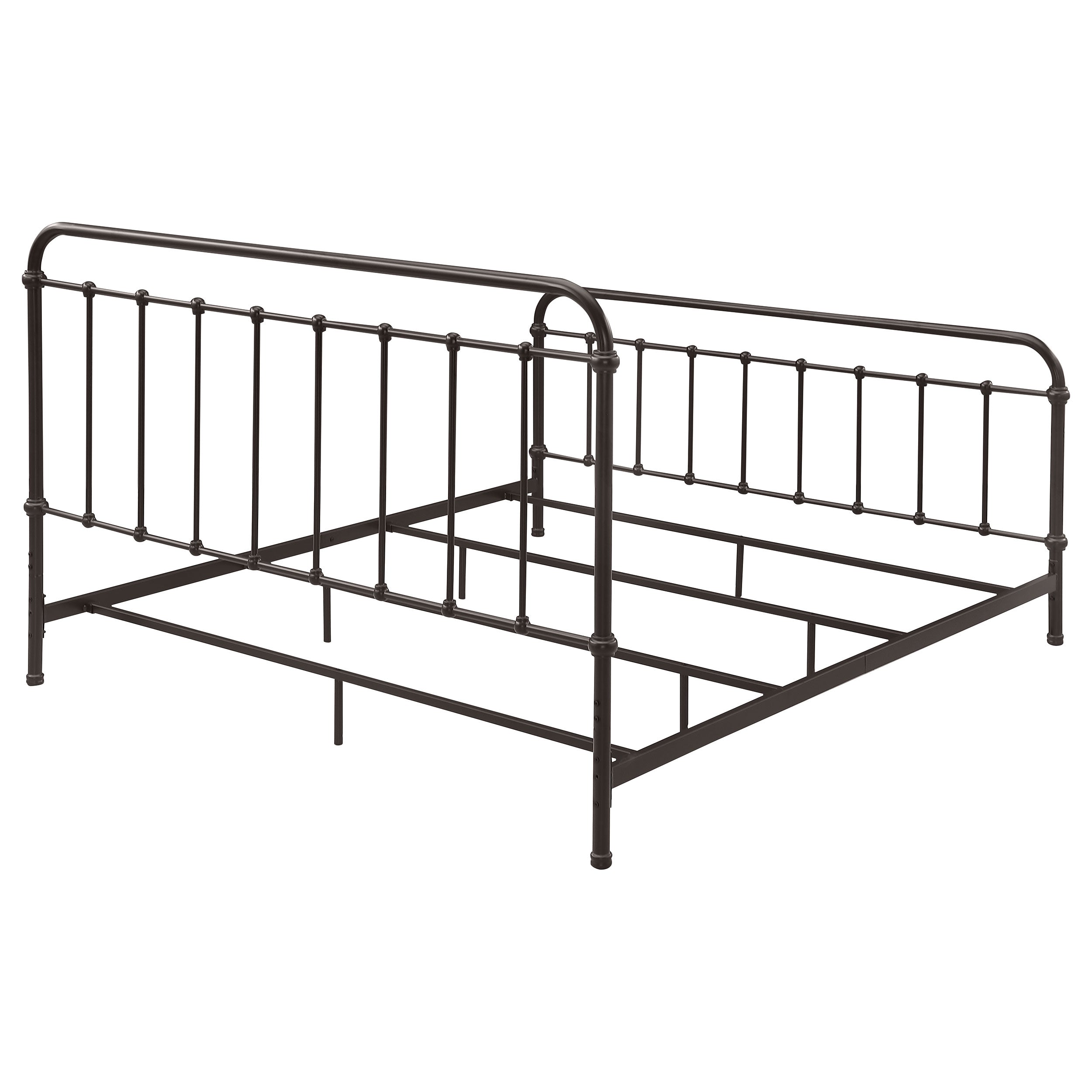Livingston Metal Open Frame Bed Dark Bronze