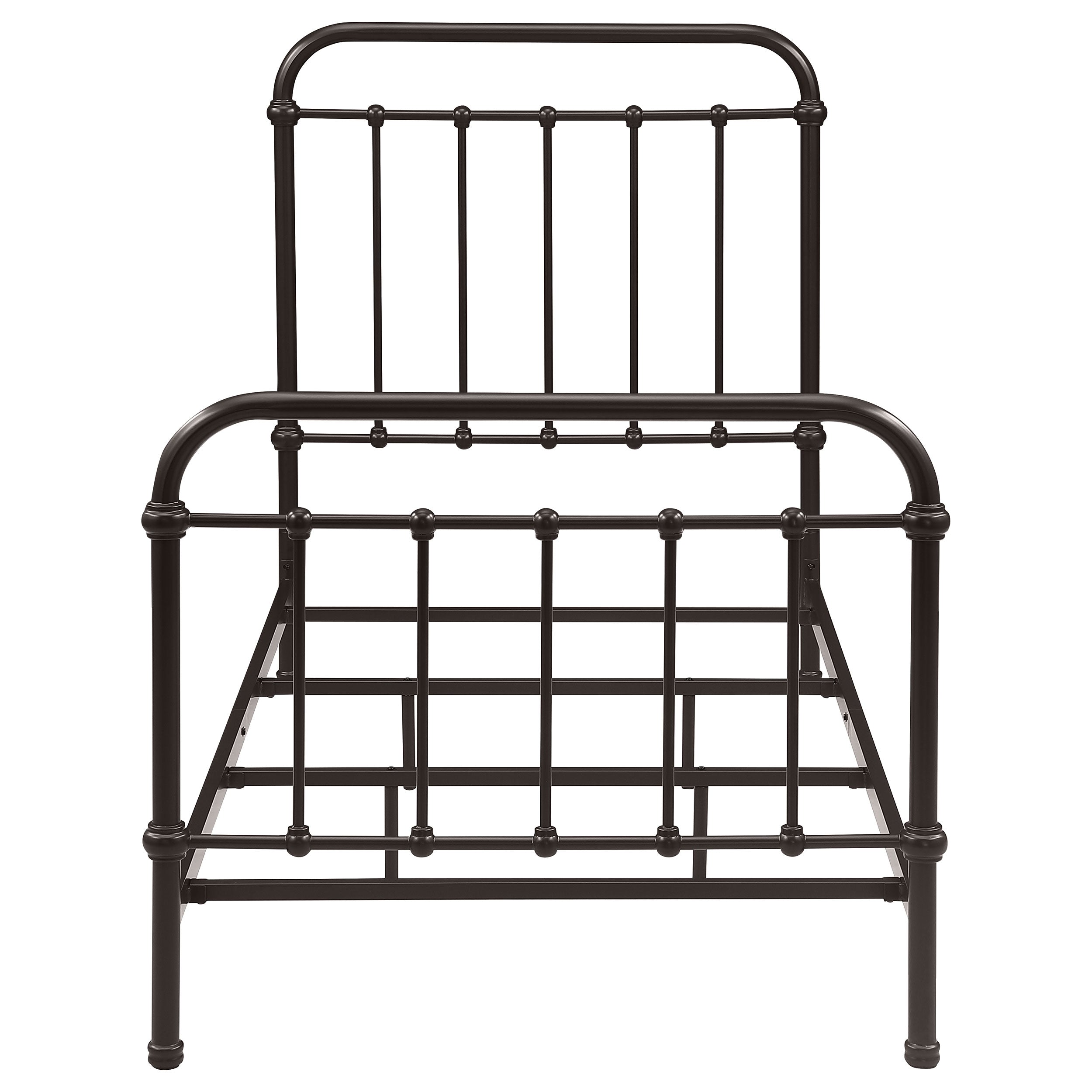 Livingston Metal Open Frame Bed Dark Bronze