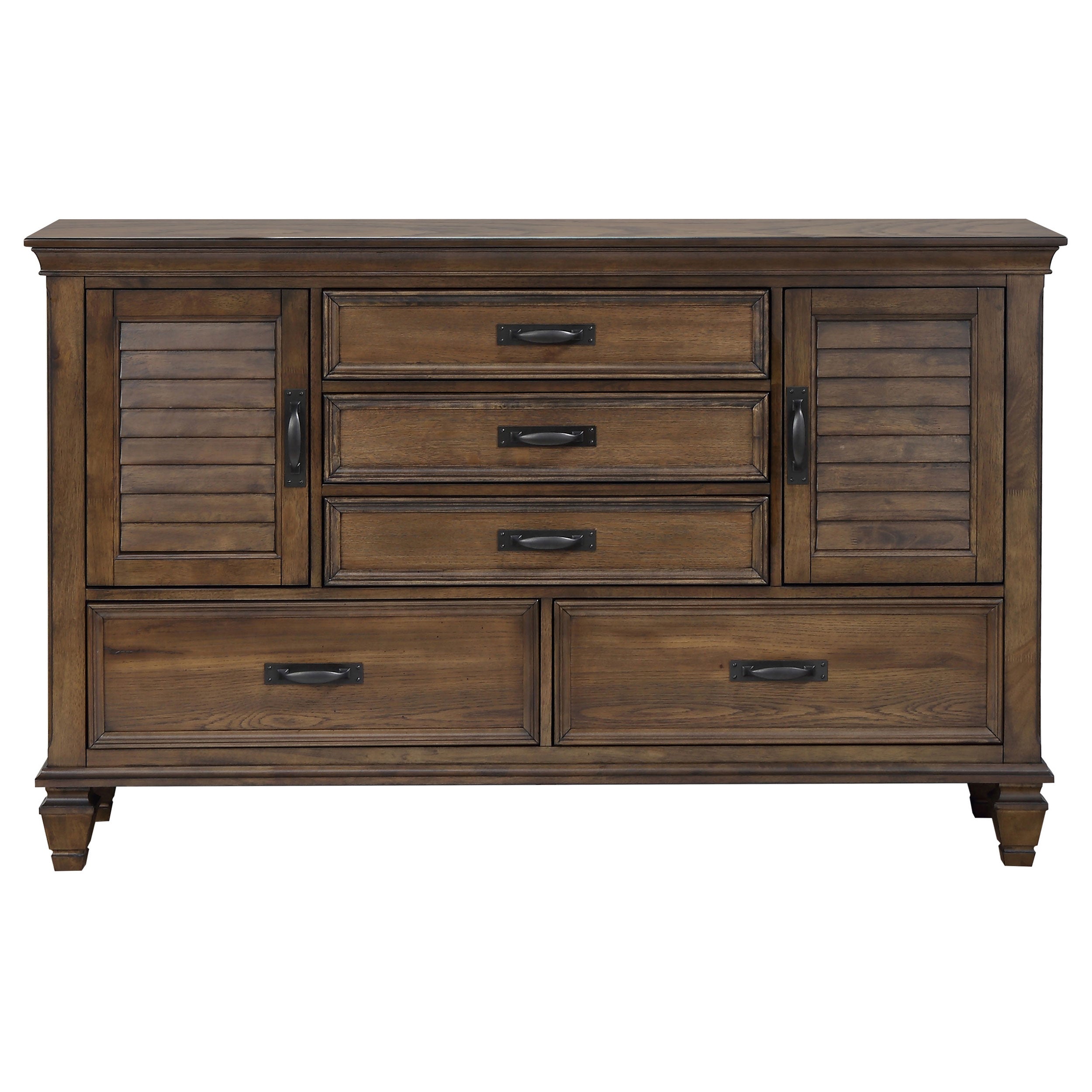Devon Bedroom Set Beige and Oak
