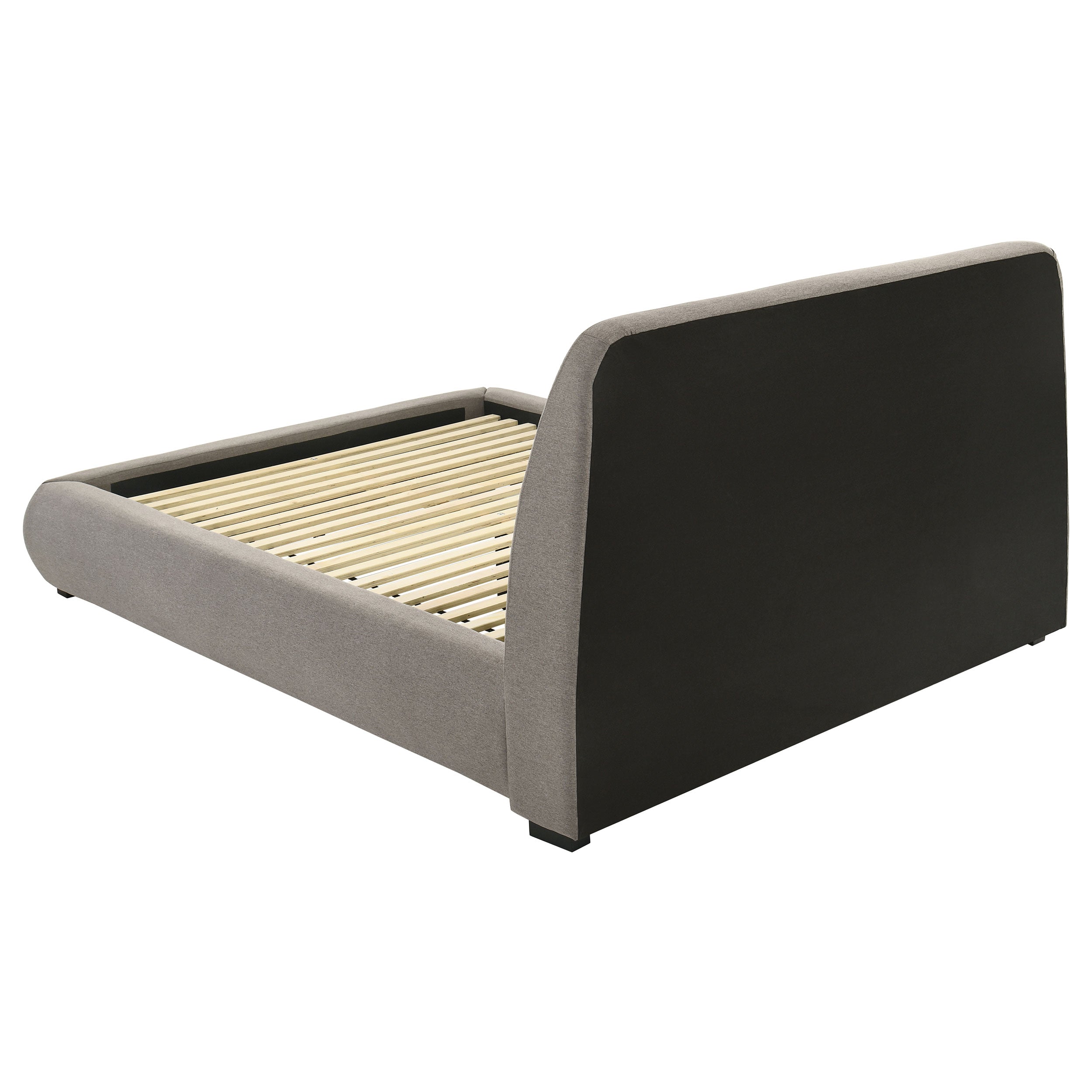 Mokena 46-inch Upholstered  Platform Bed
