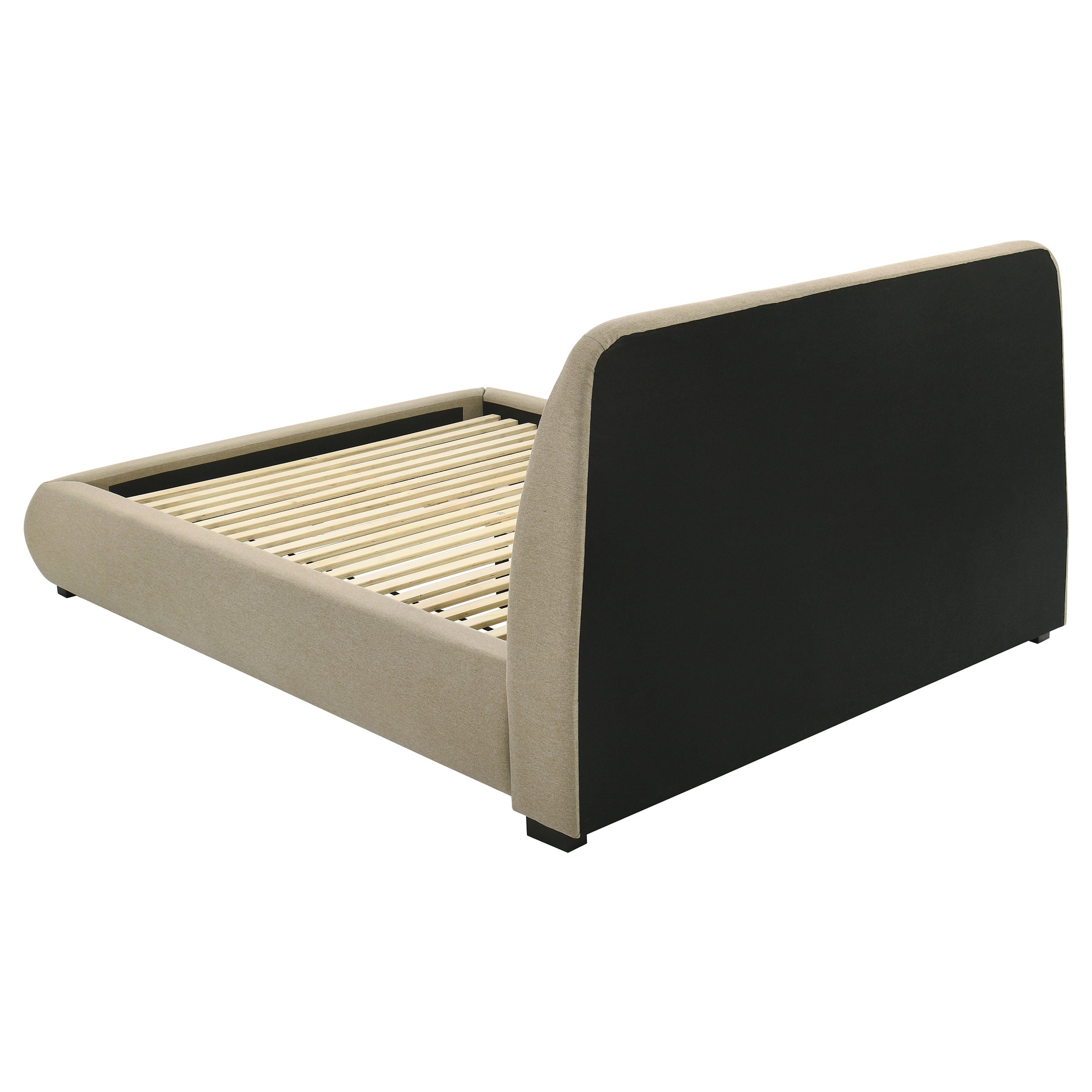 Mokena 46-inch Upholstered  Platform Bed