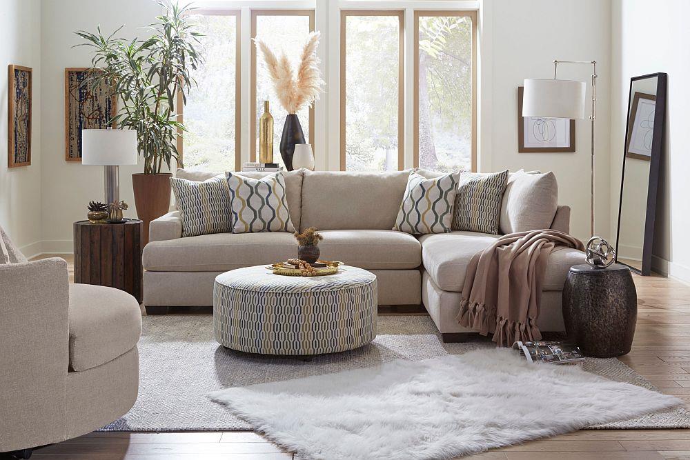 Tampa Cream Sectional Sofa