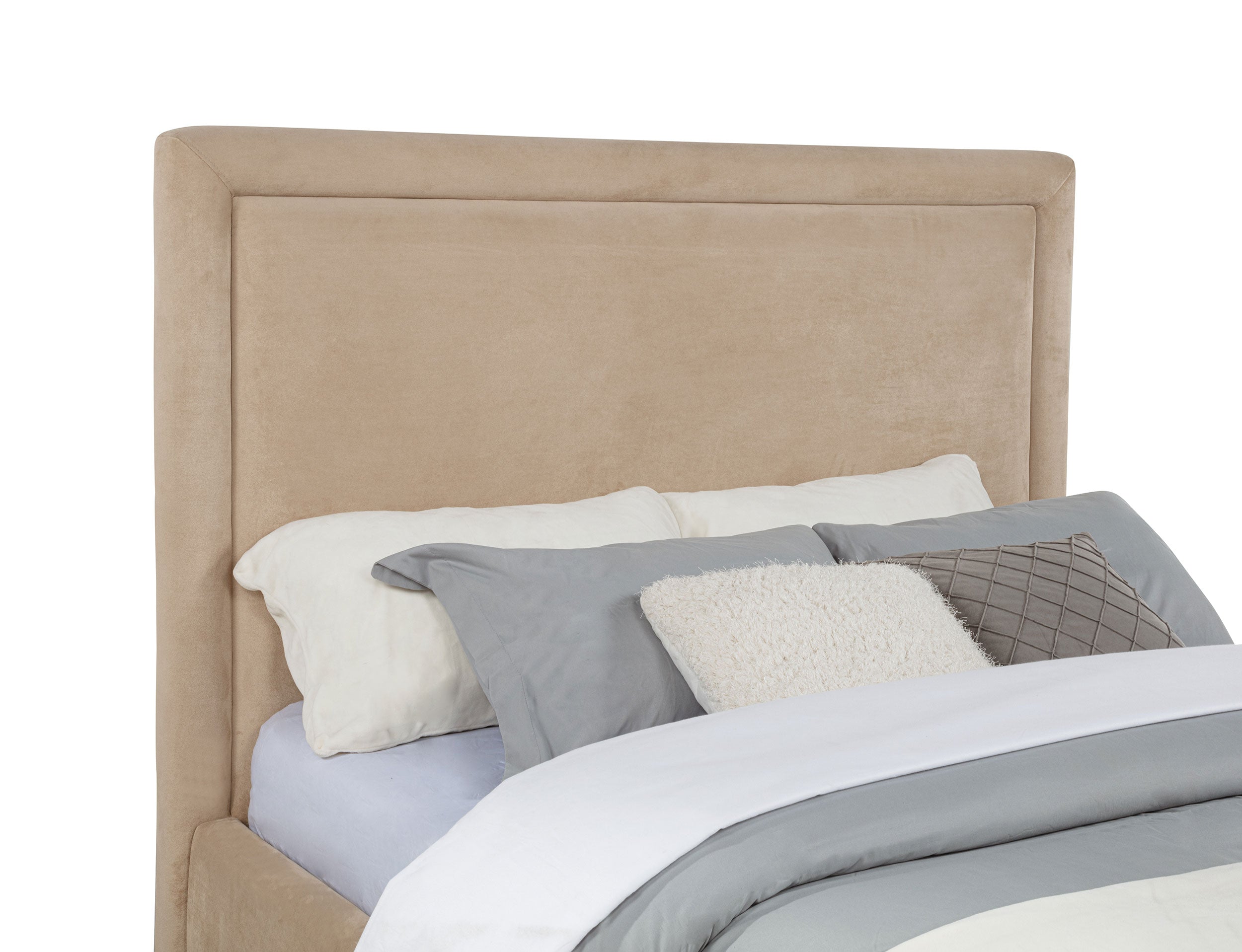 Lawson 55-inch Upholstered  Platform Bed Light