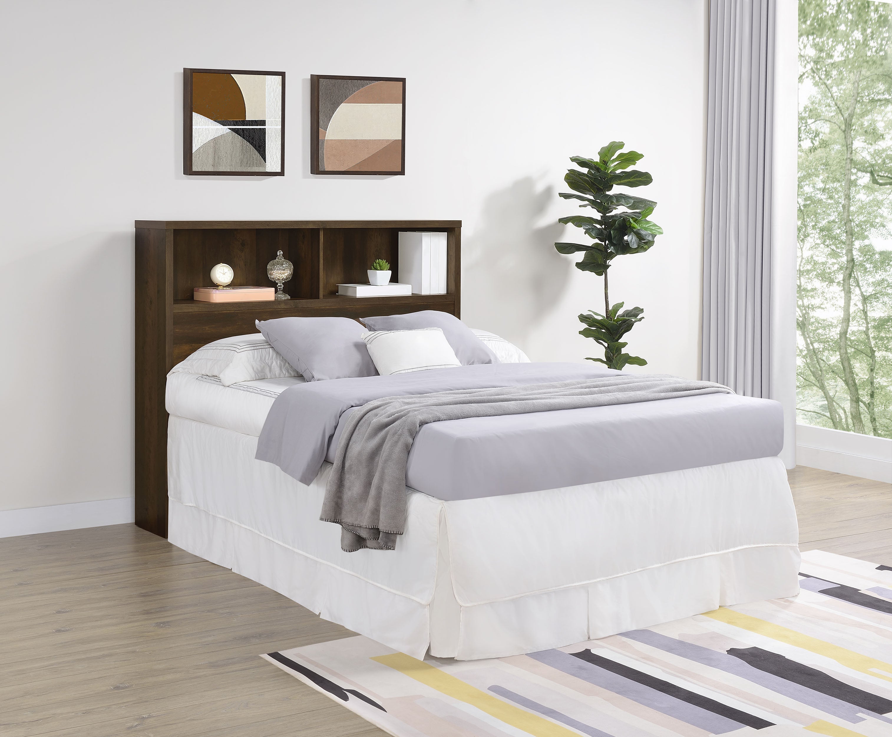 Westpark 49-inch  Bookcase Headboard Black