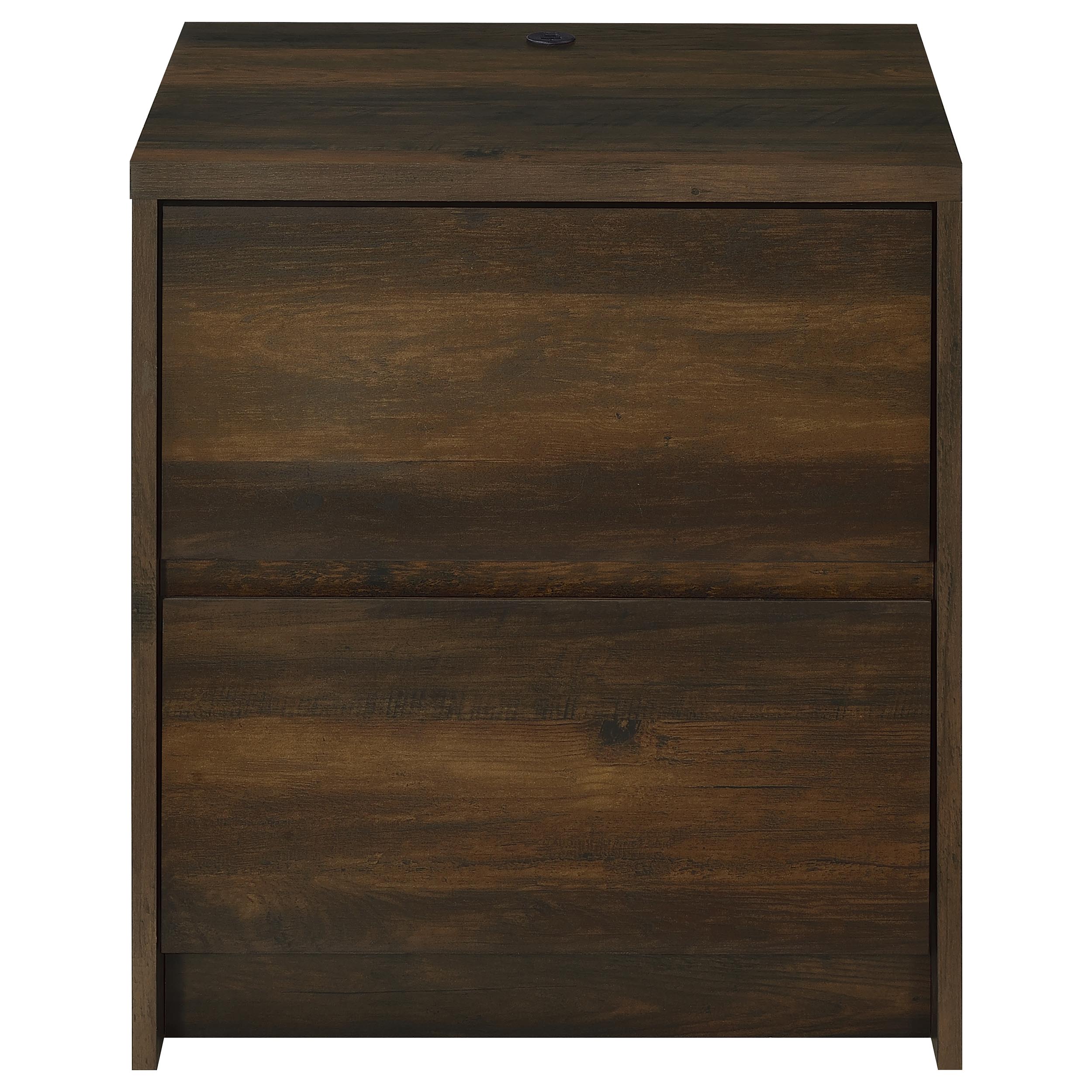 Westpark 2-drawer Nightstand LED Lights and USB Black
