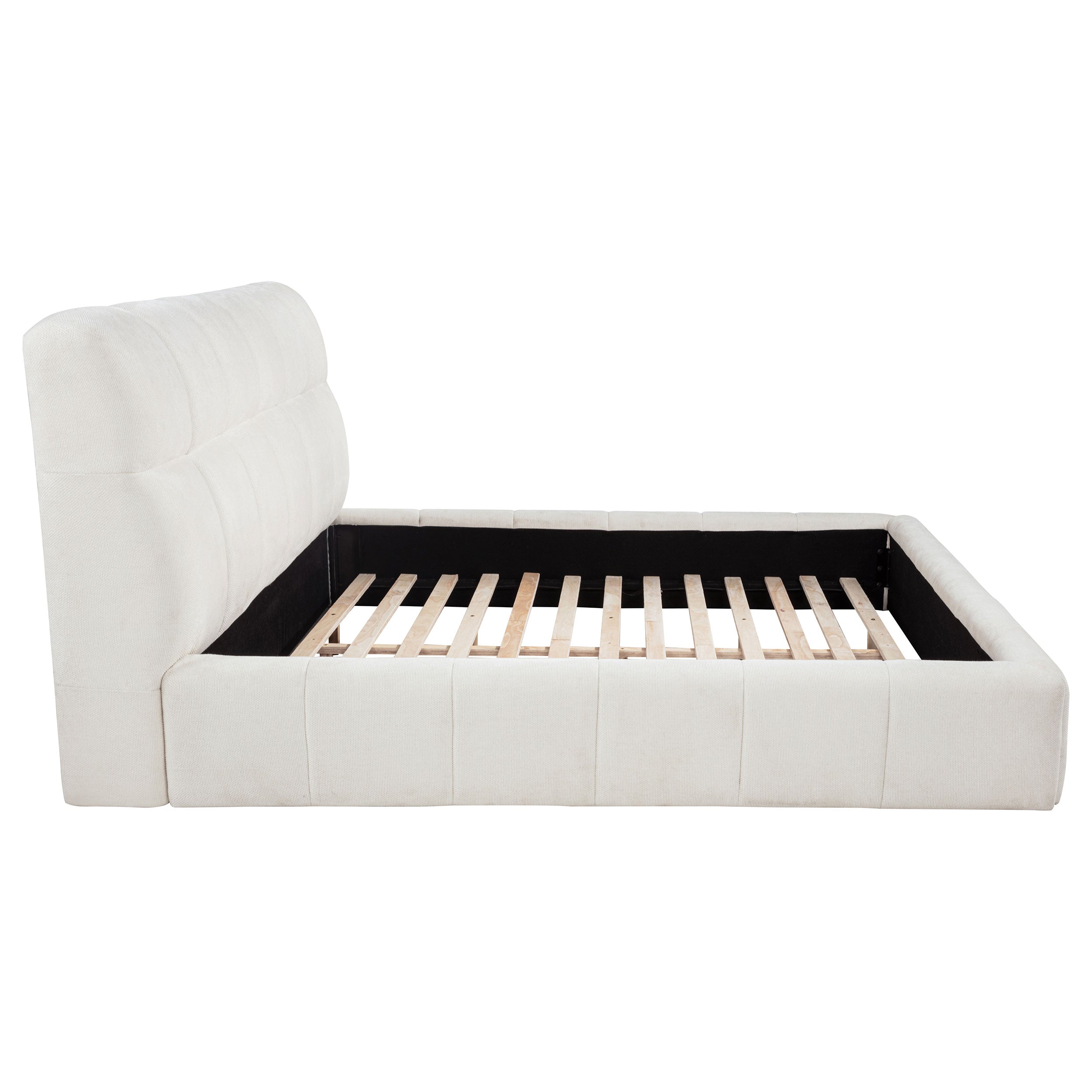 Nollet 48-inch Upholstered Panel Platform Bed