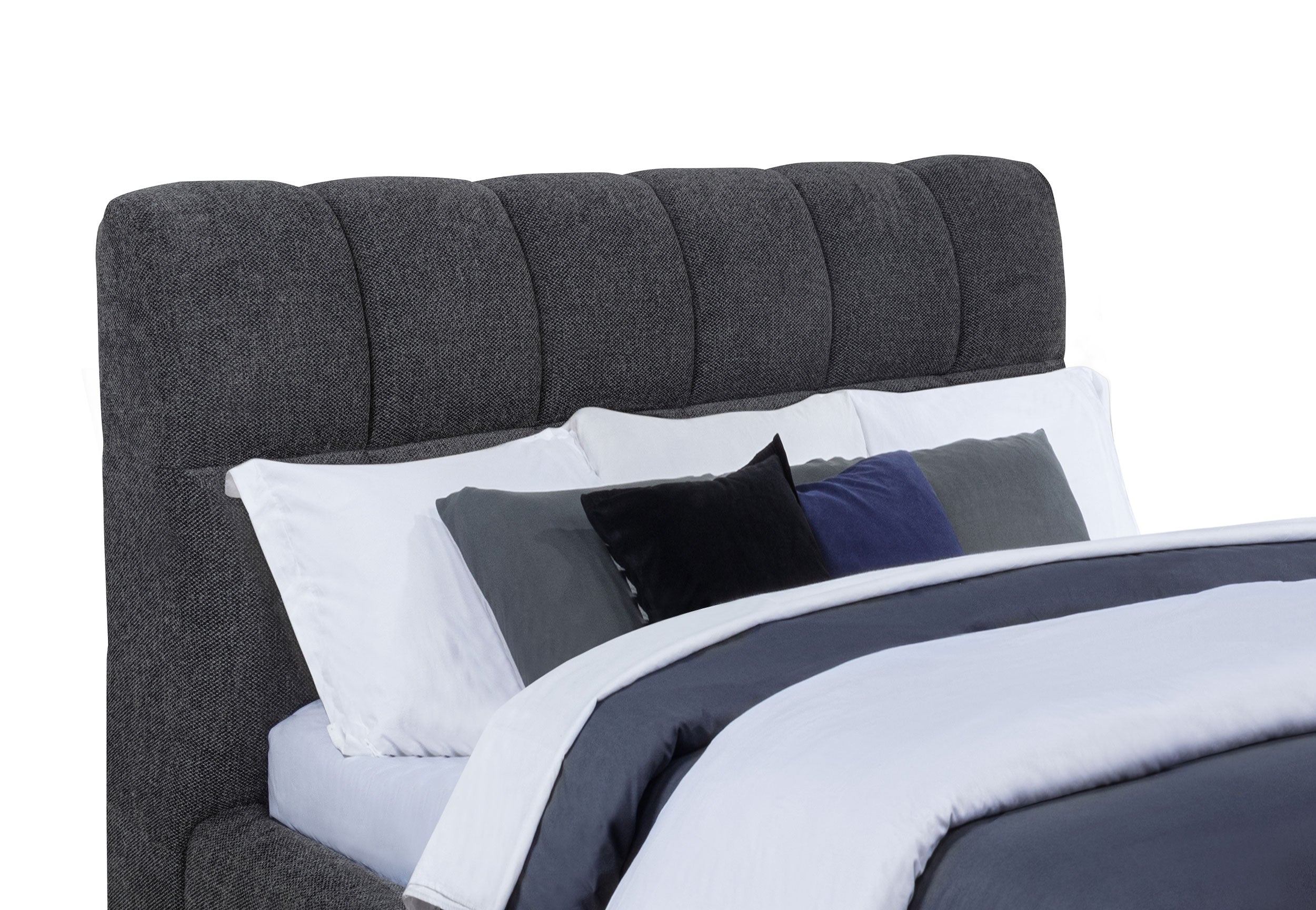 Nollet 48-inch Upholstered Panel Platform Bed