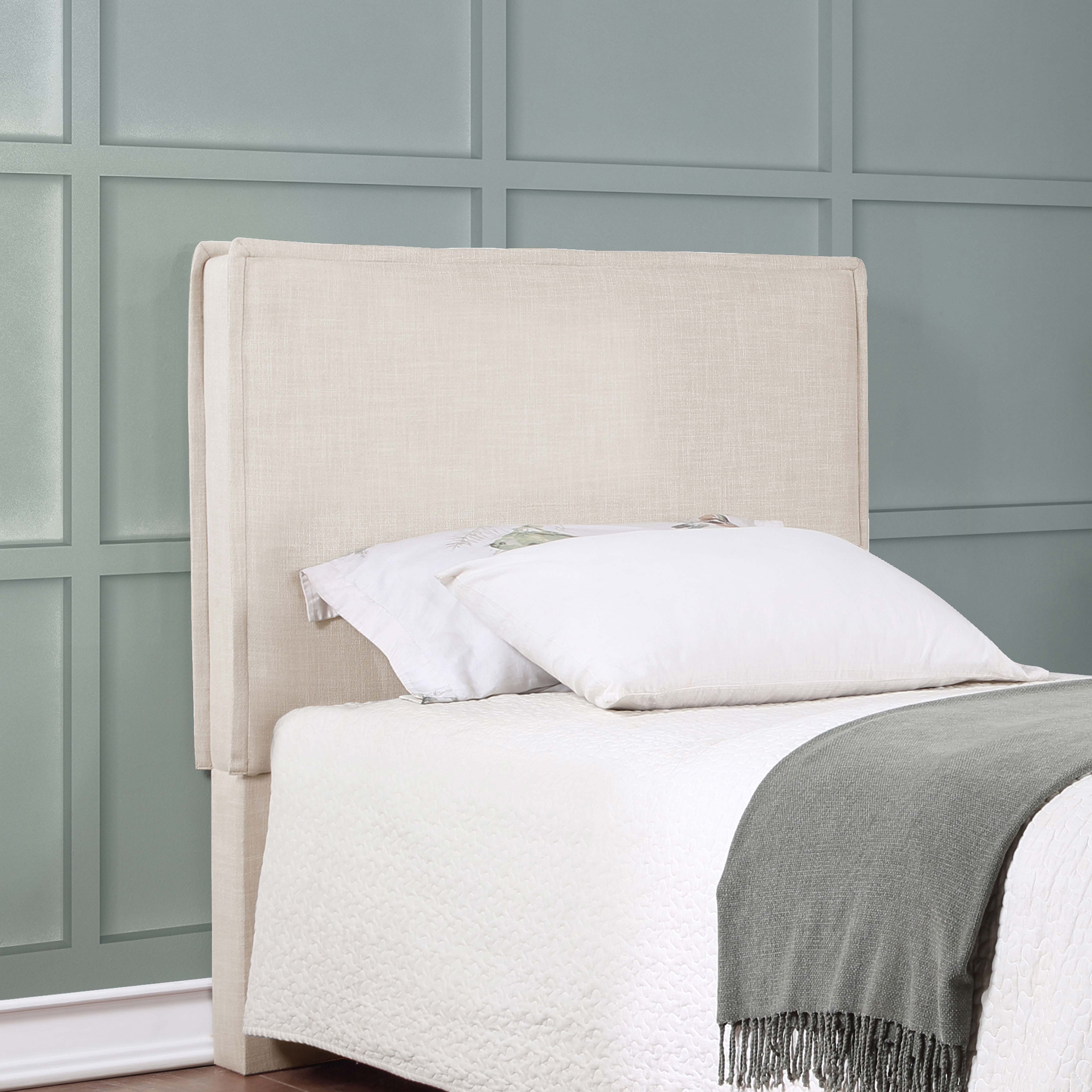 Izzy Upholstered King Panel Headboard Sand