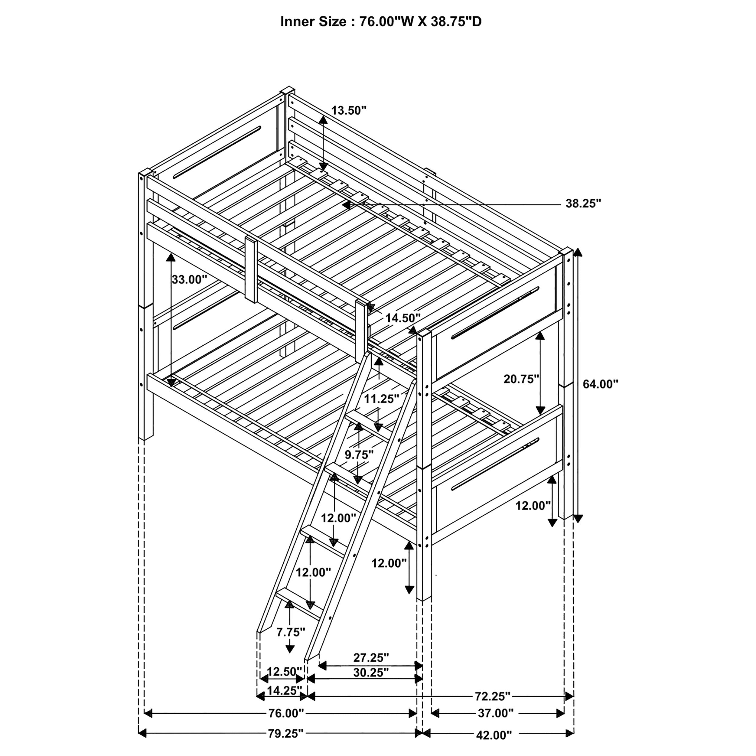 Littleton Wood Bunk Bed