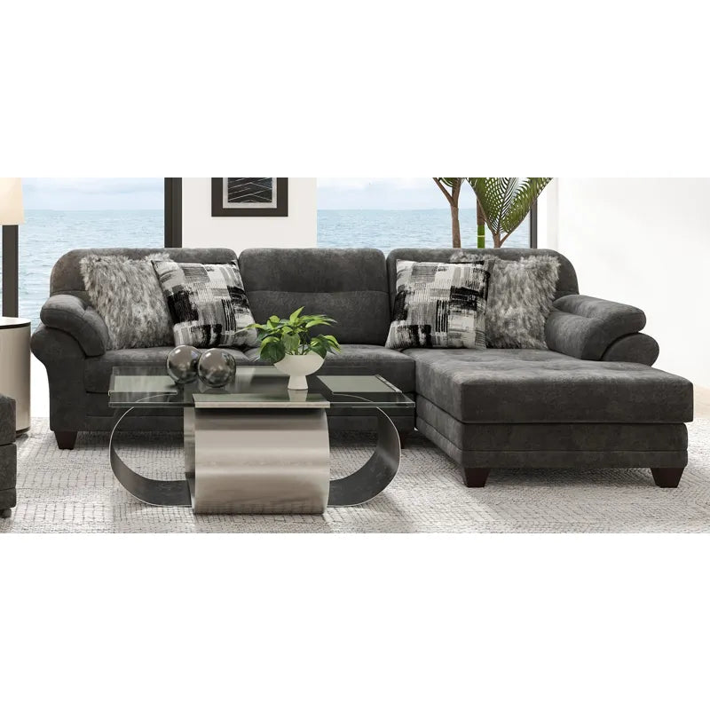 Wonderland Slate 2 Piece RAF Sectional