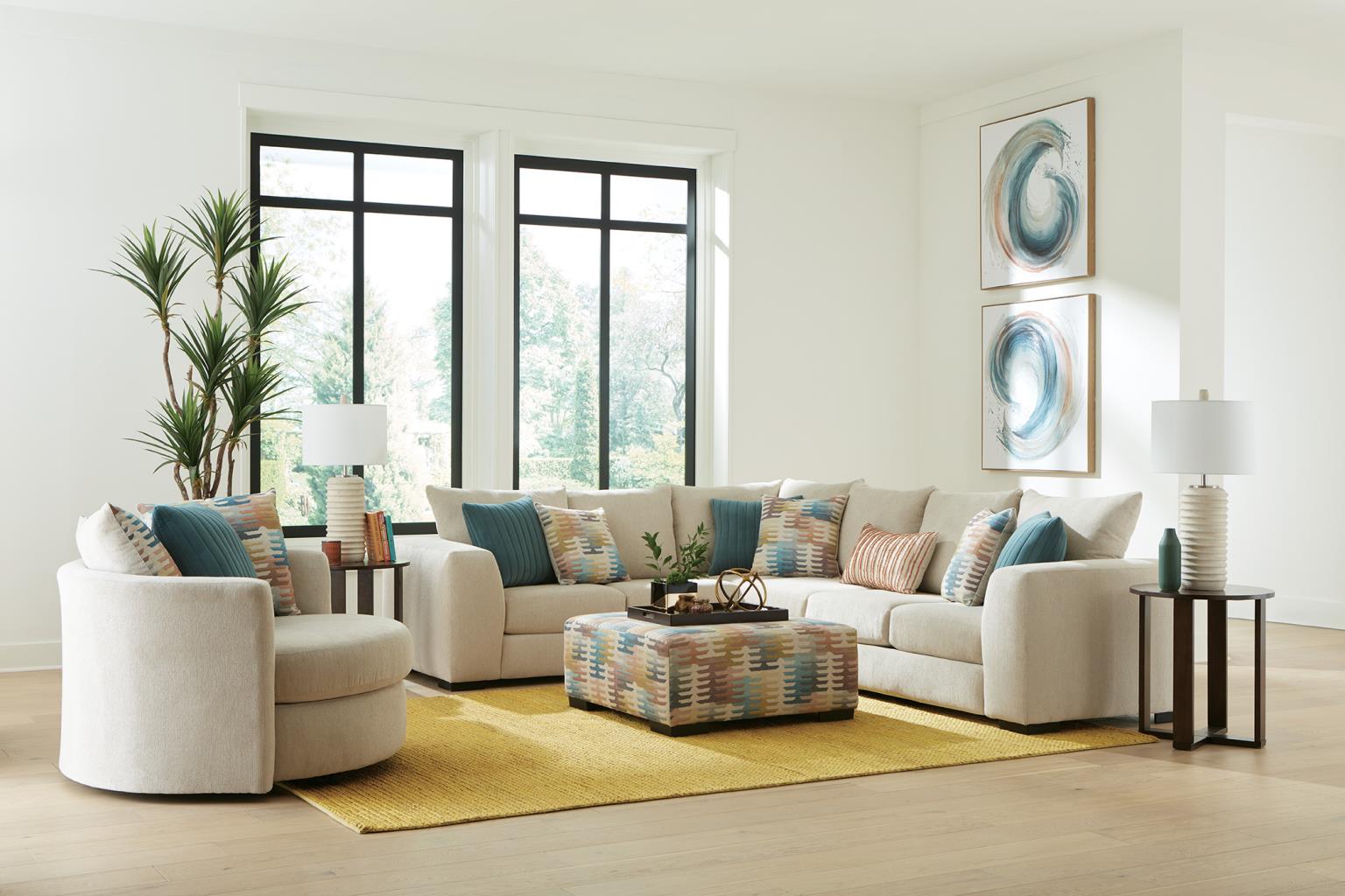 Nolte Porcelain Sectional Sofa