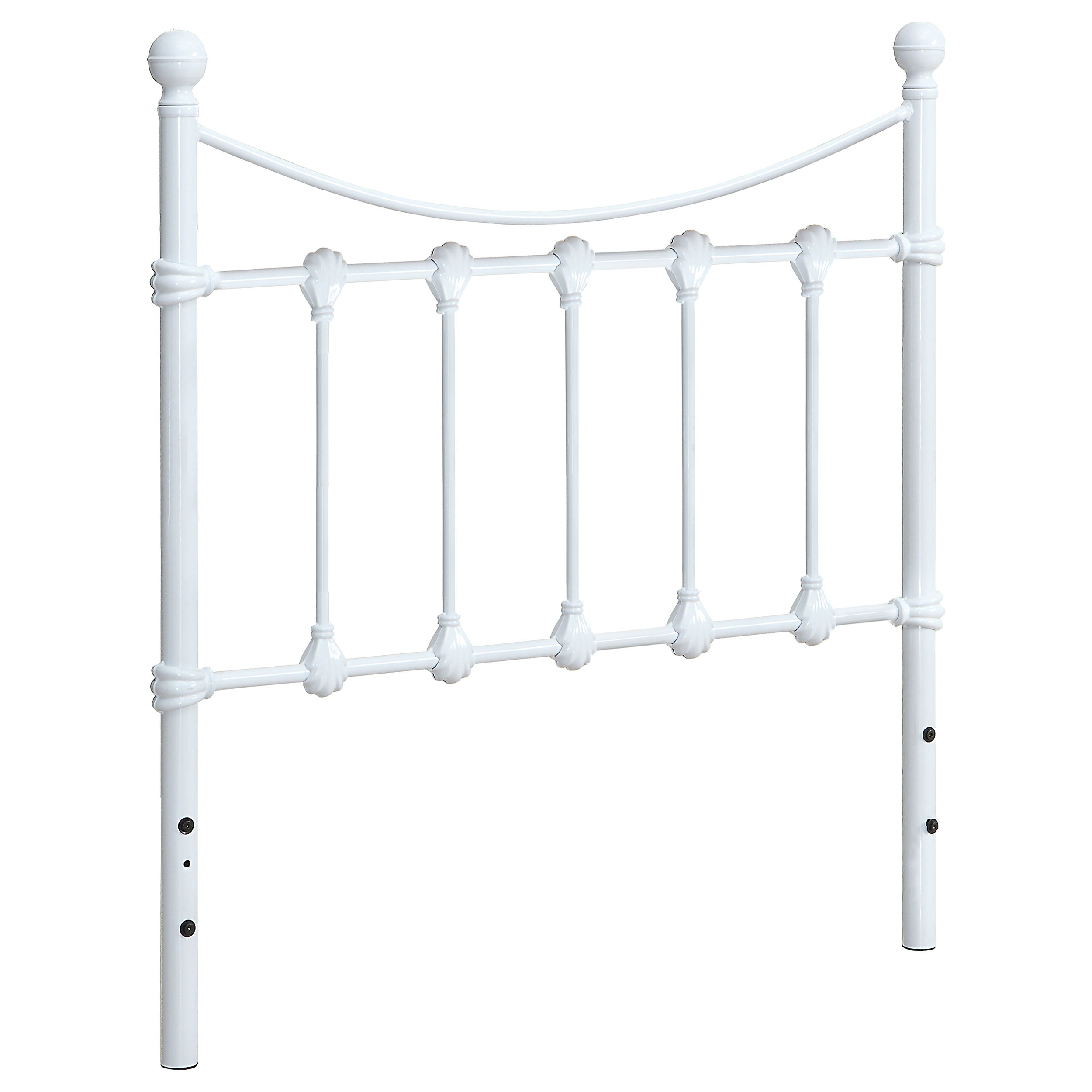 Marie Metal  Open Frame Headboard White