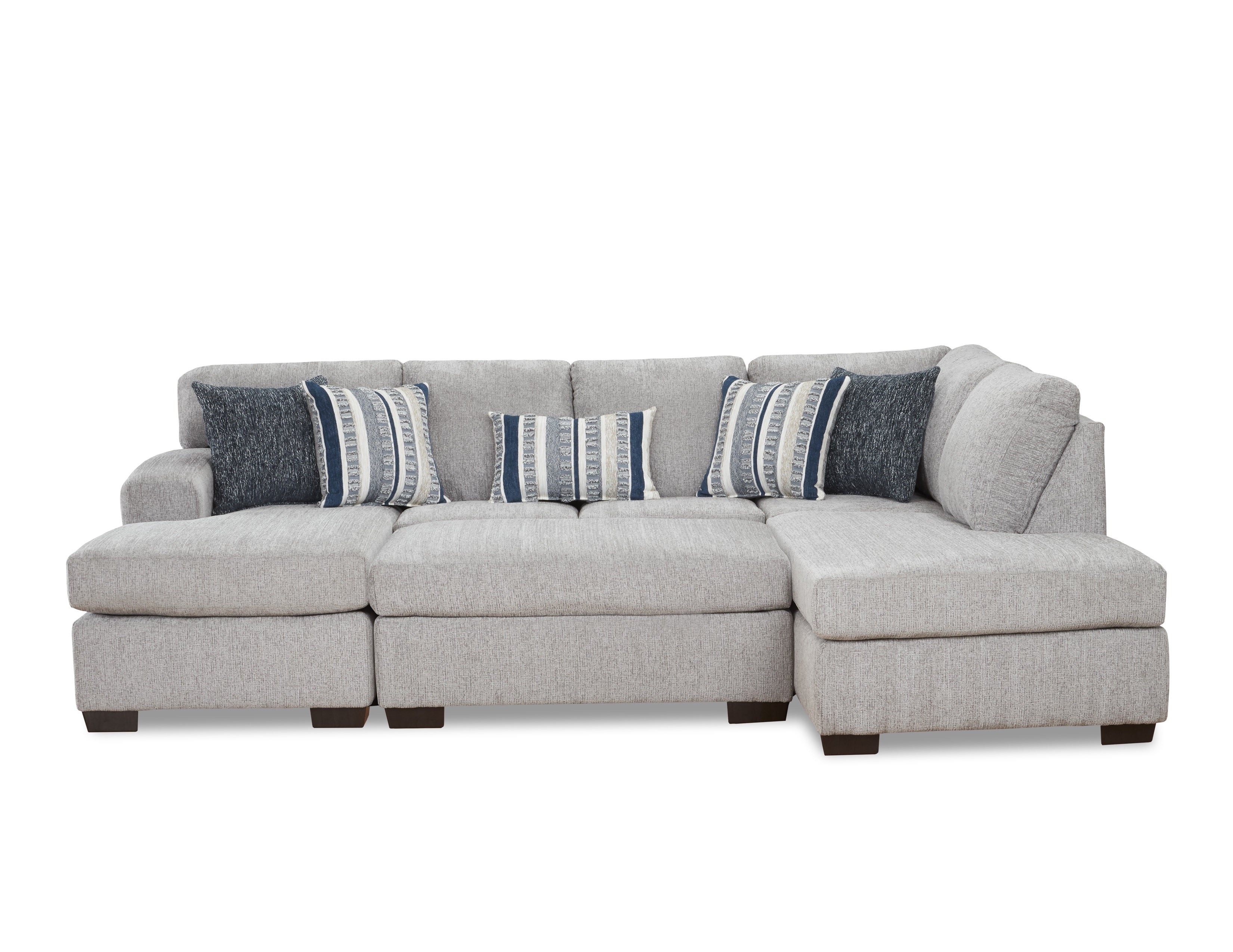 Sectional Sofa With Two Chaise Lounges