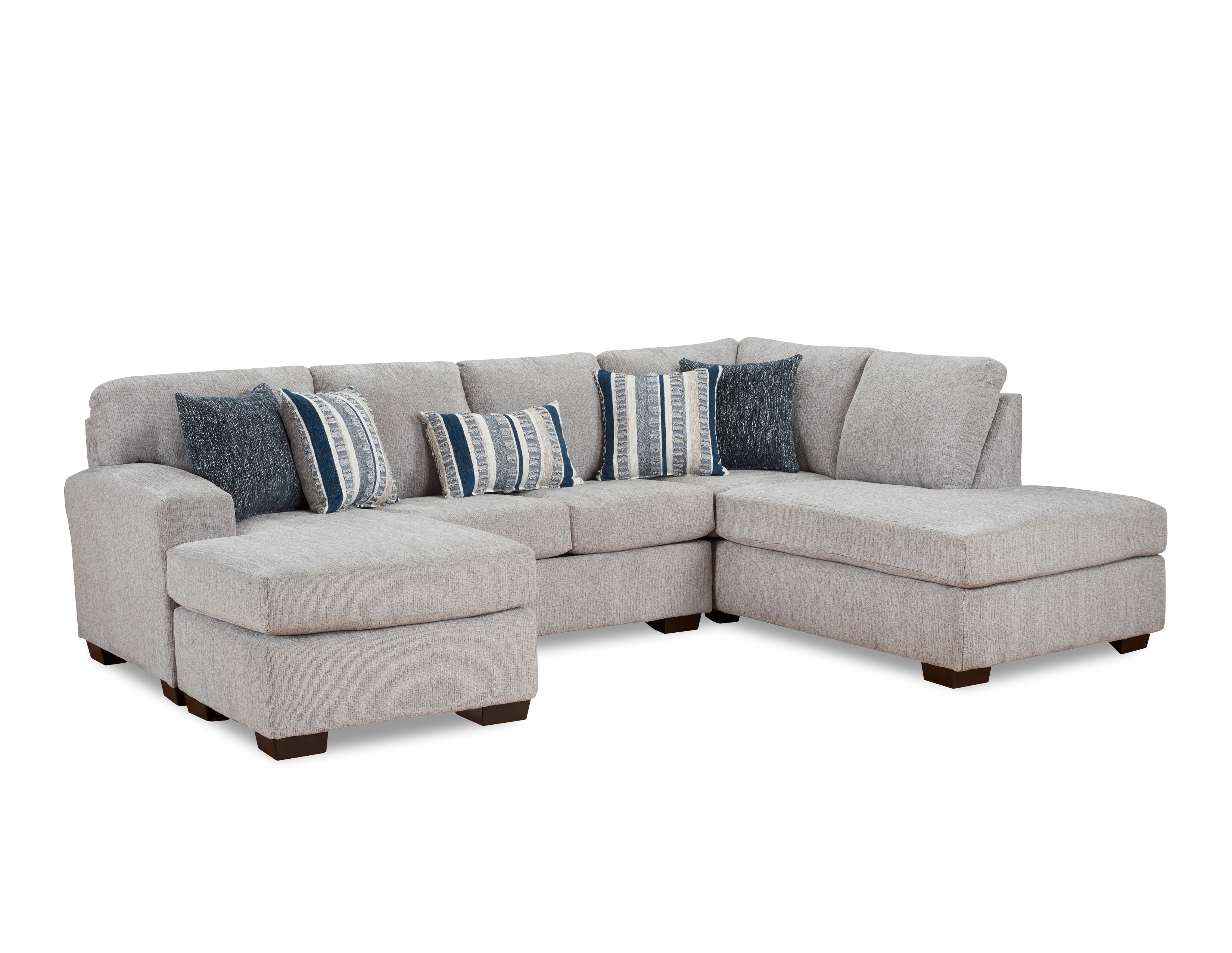 Sectional Sofa With Two Chaise Lounges