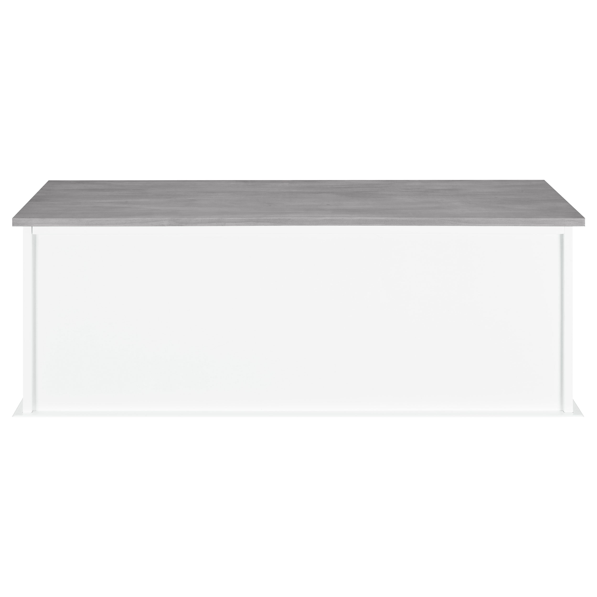 Alma 3-drawer Storage Bench Weathered Brown and White