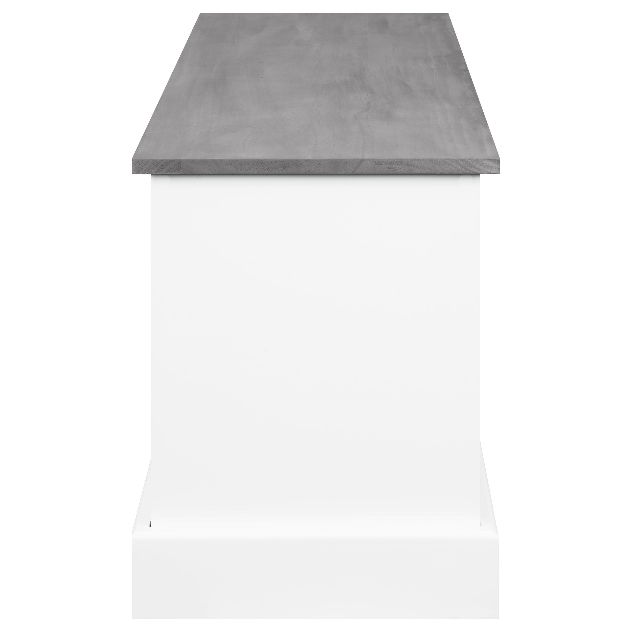 Alma 3-drawer Storage Bench Weathered Brown and White