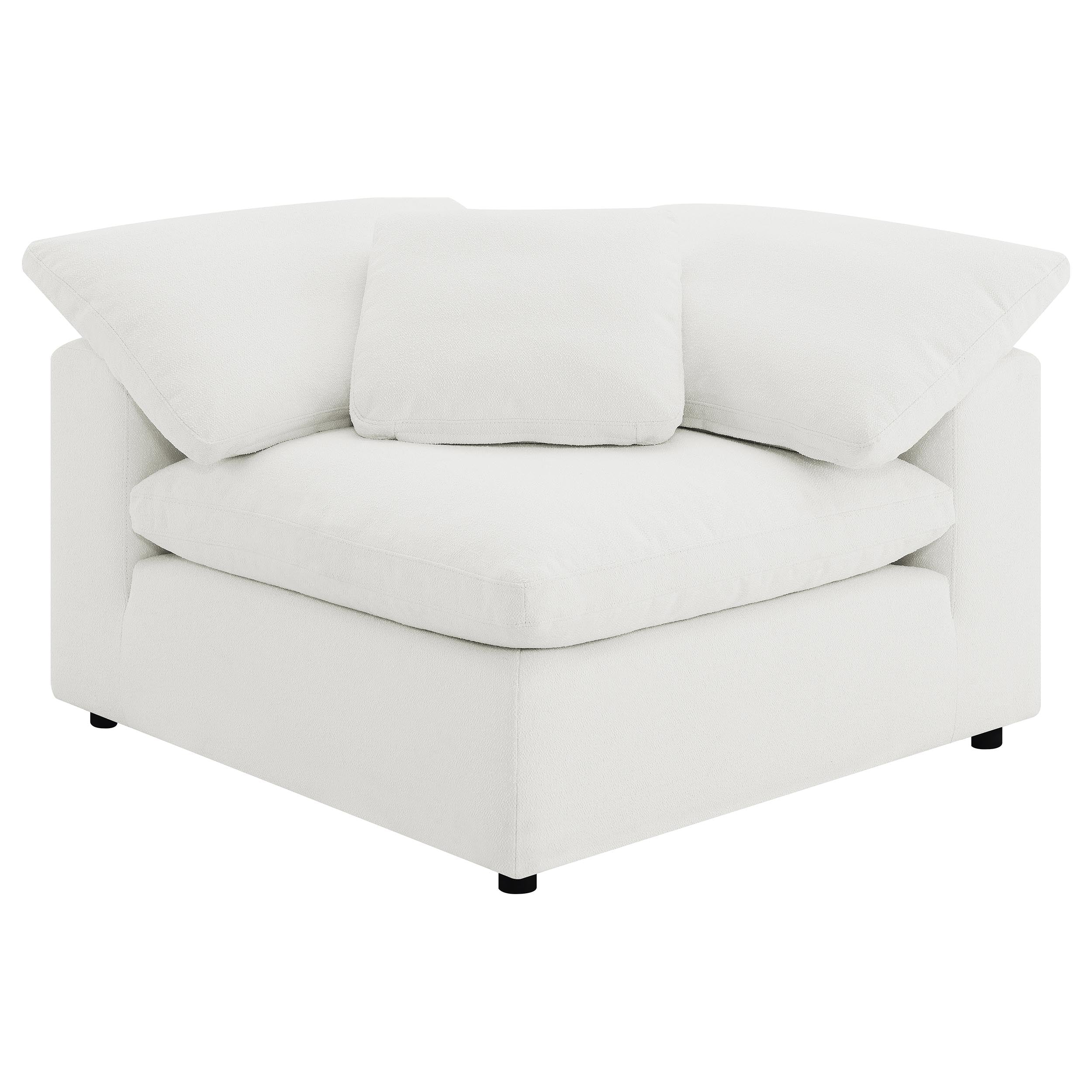 Raleigh  Boucle Upholstered Modular Sectional Grey