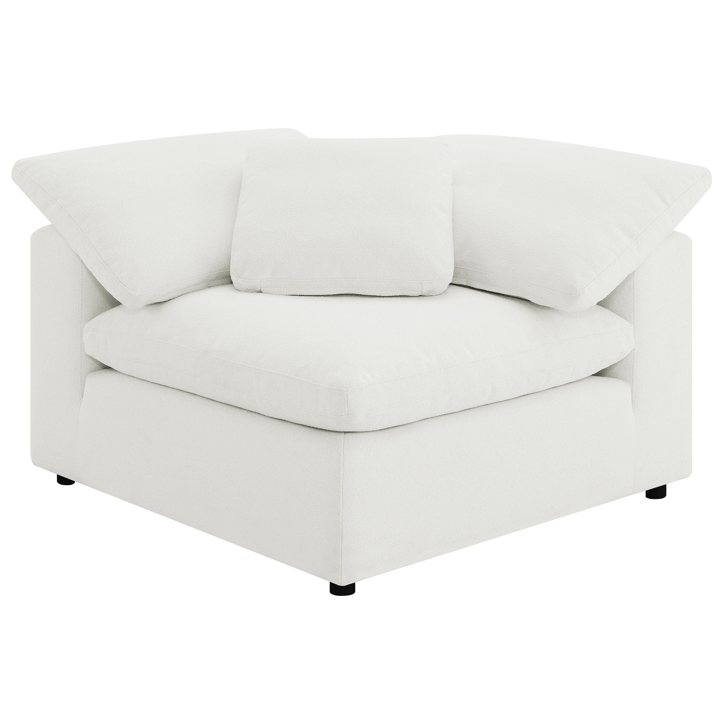 Raleigh  Boucle Upholstered Modular Sectional Grey