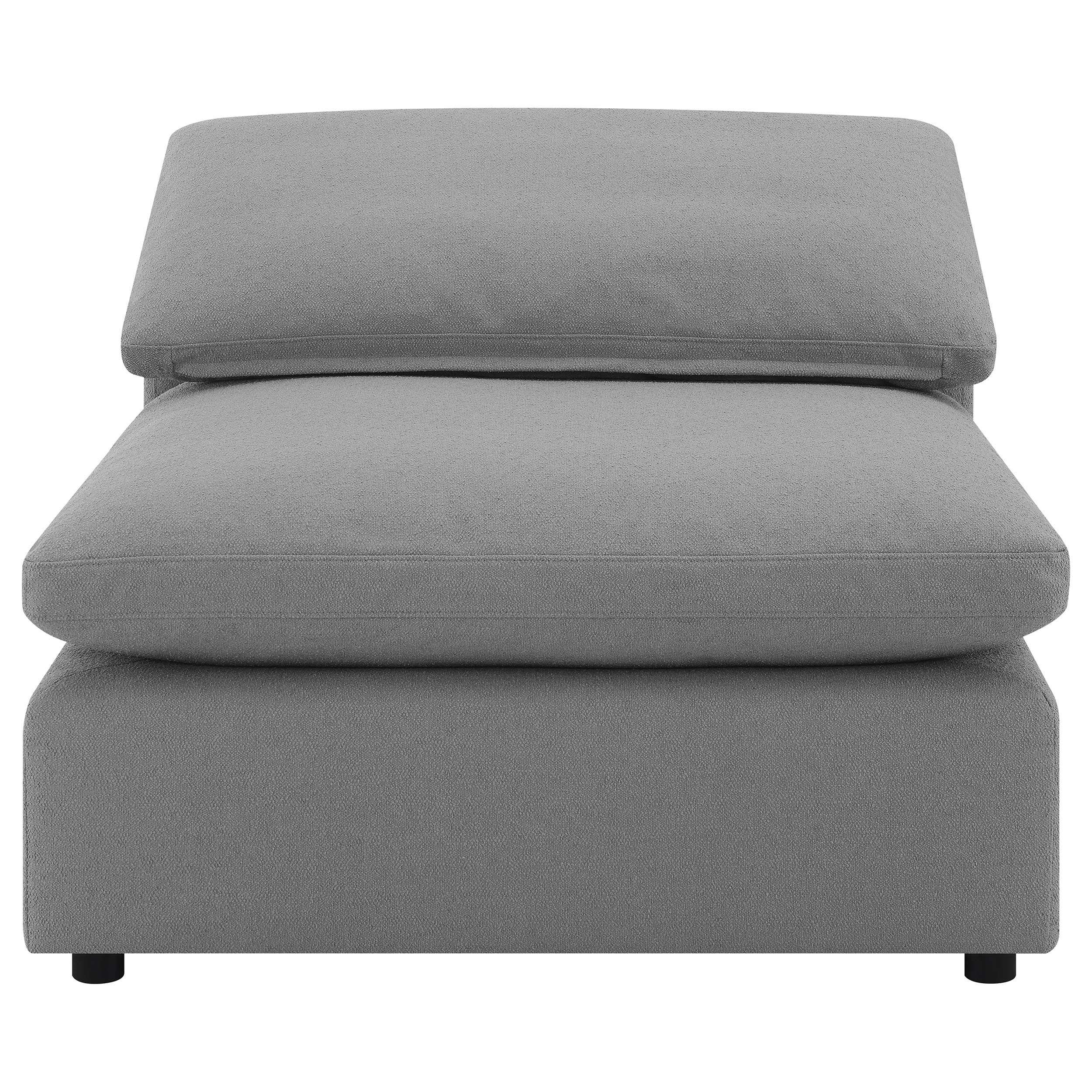Raleigh  Boucle Upholstered Modular Sectional Grey