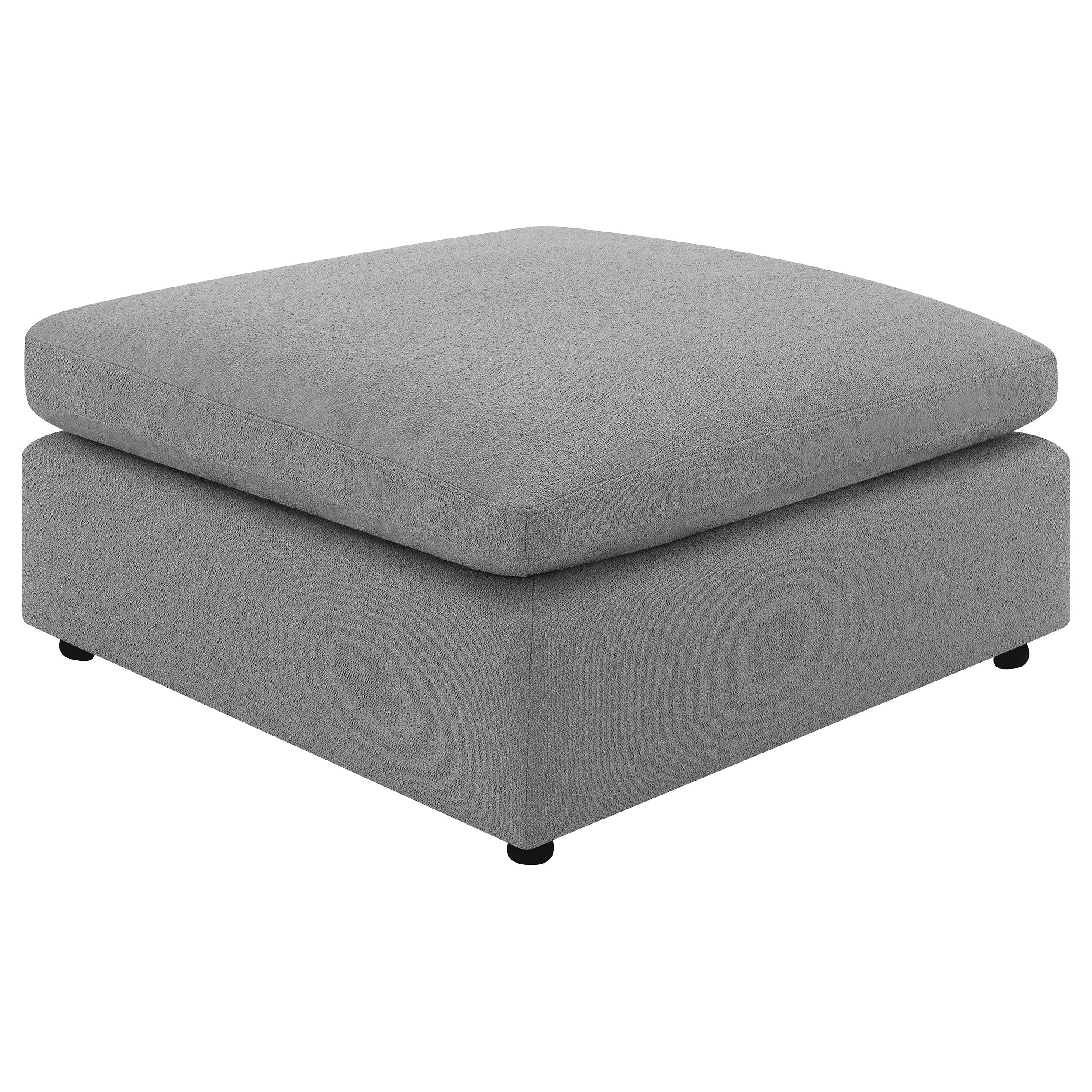 Raleigh  Boucle Upholstered Modular Sectional Grey