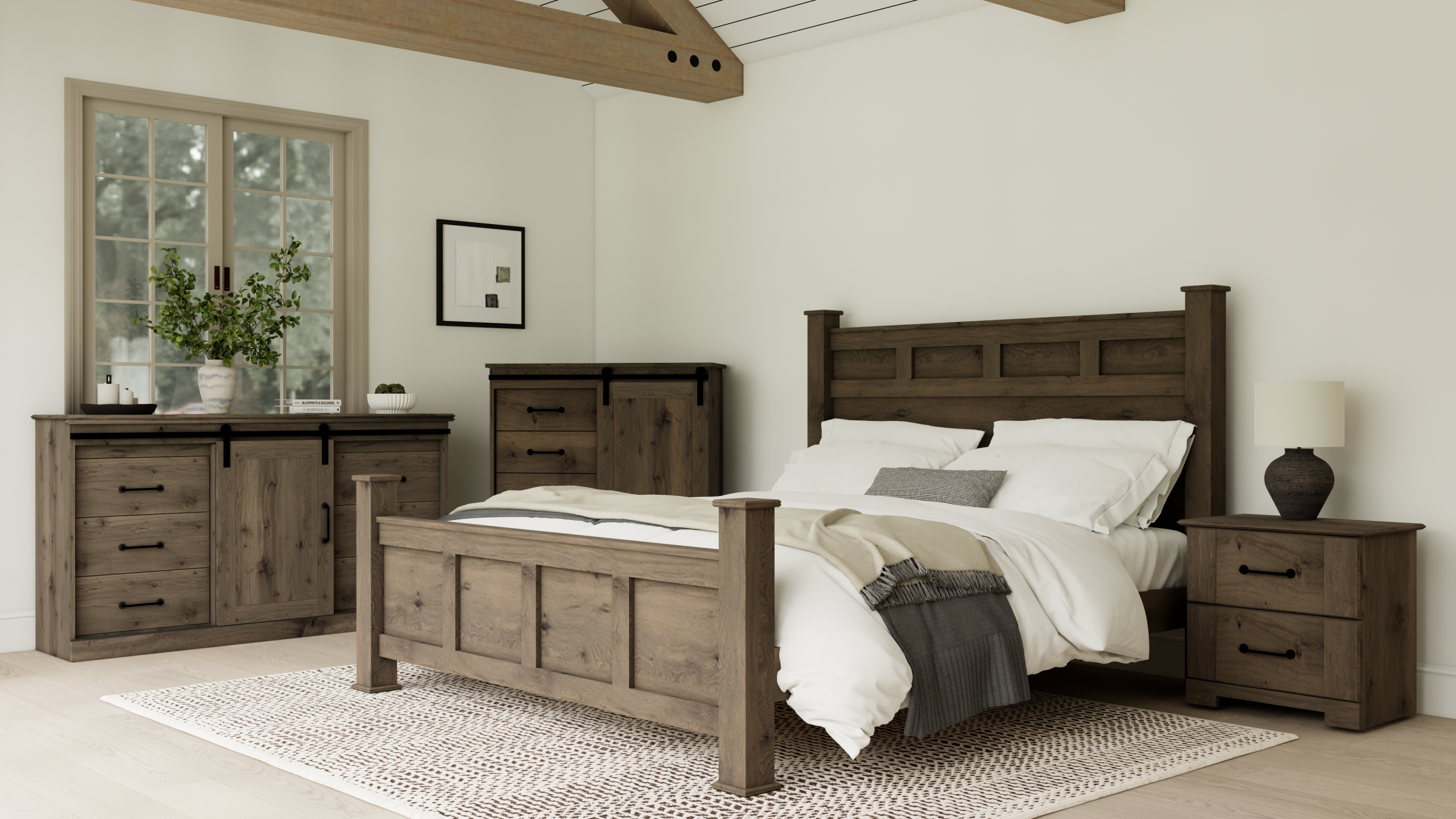 Weathered Gray Ash Bed