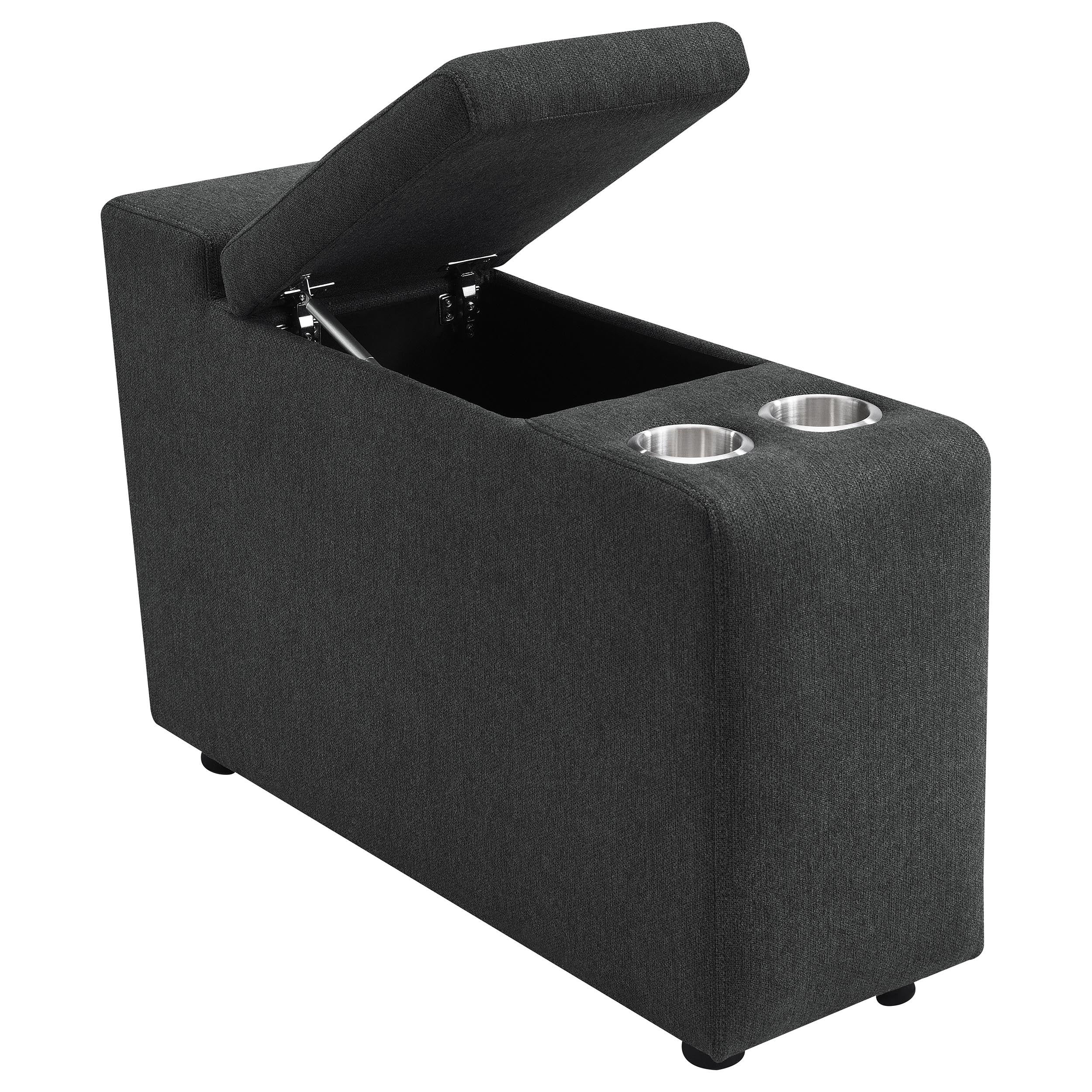 Collins Modular Power Armless Recliner Dark Grey